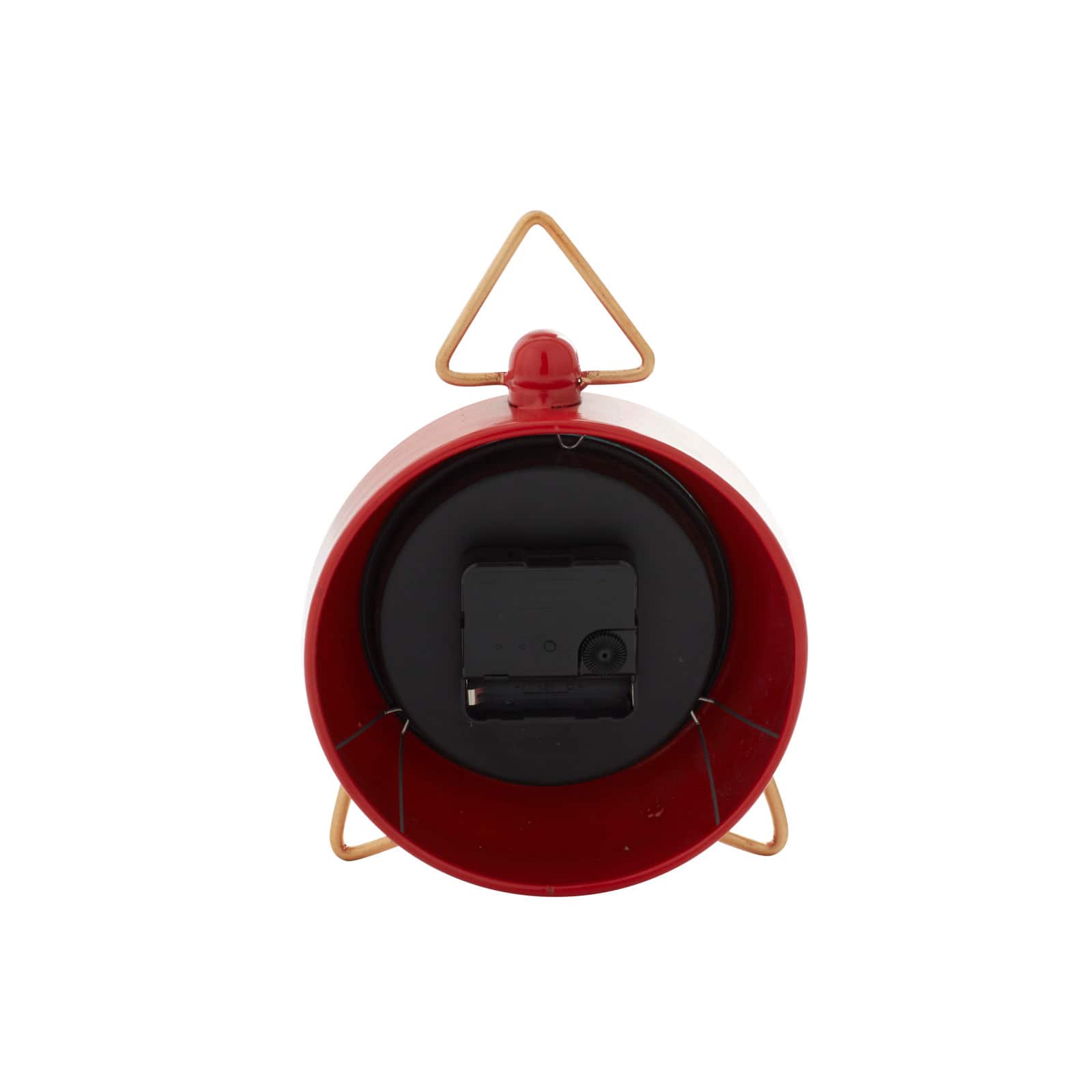 9&#x22; Red Metal Farmhouse Table Clock