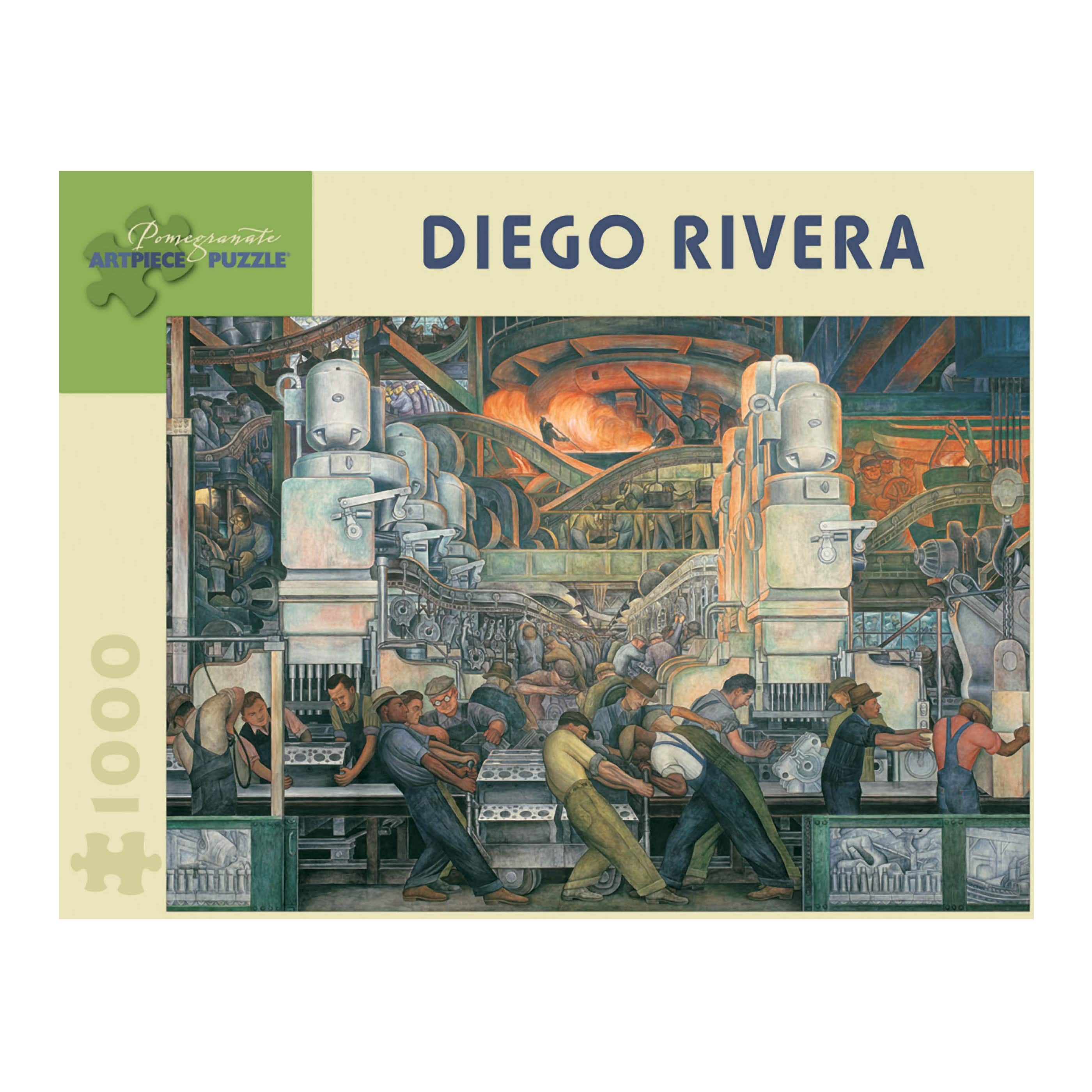 Pomegranate Artpiece Puzzle&#x2122; Diego Rivera Detroit Industry 1000 Piece Puzzle
