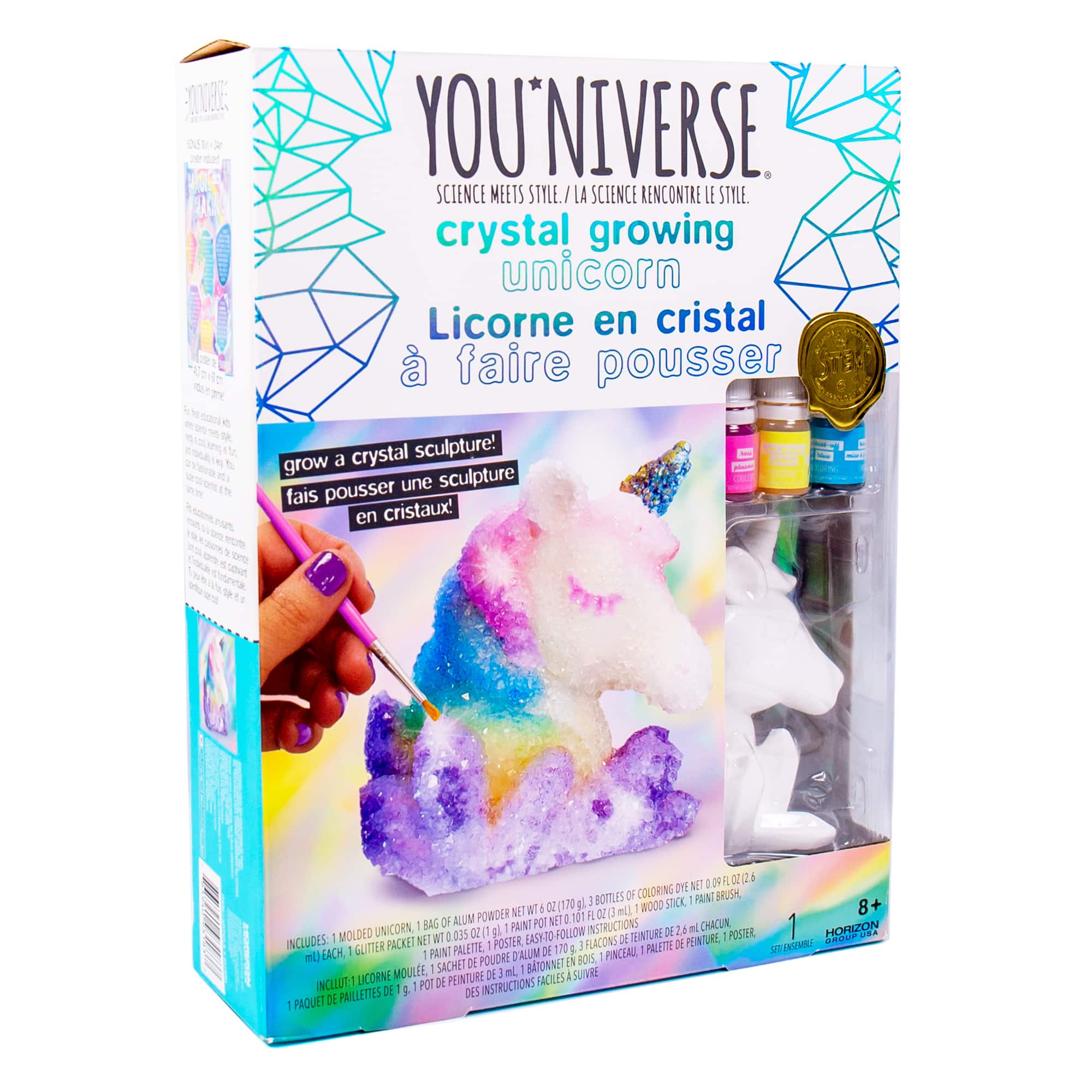 YouNiverse&#xAE; Unicorn Crystal Growing Kit