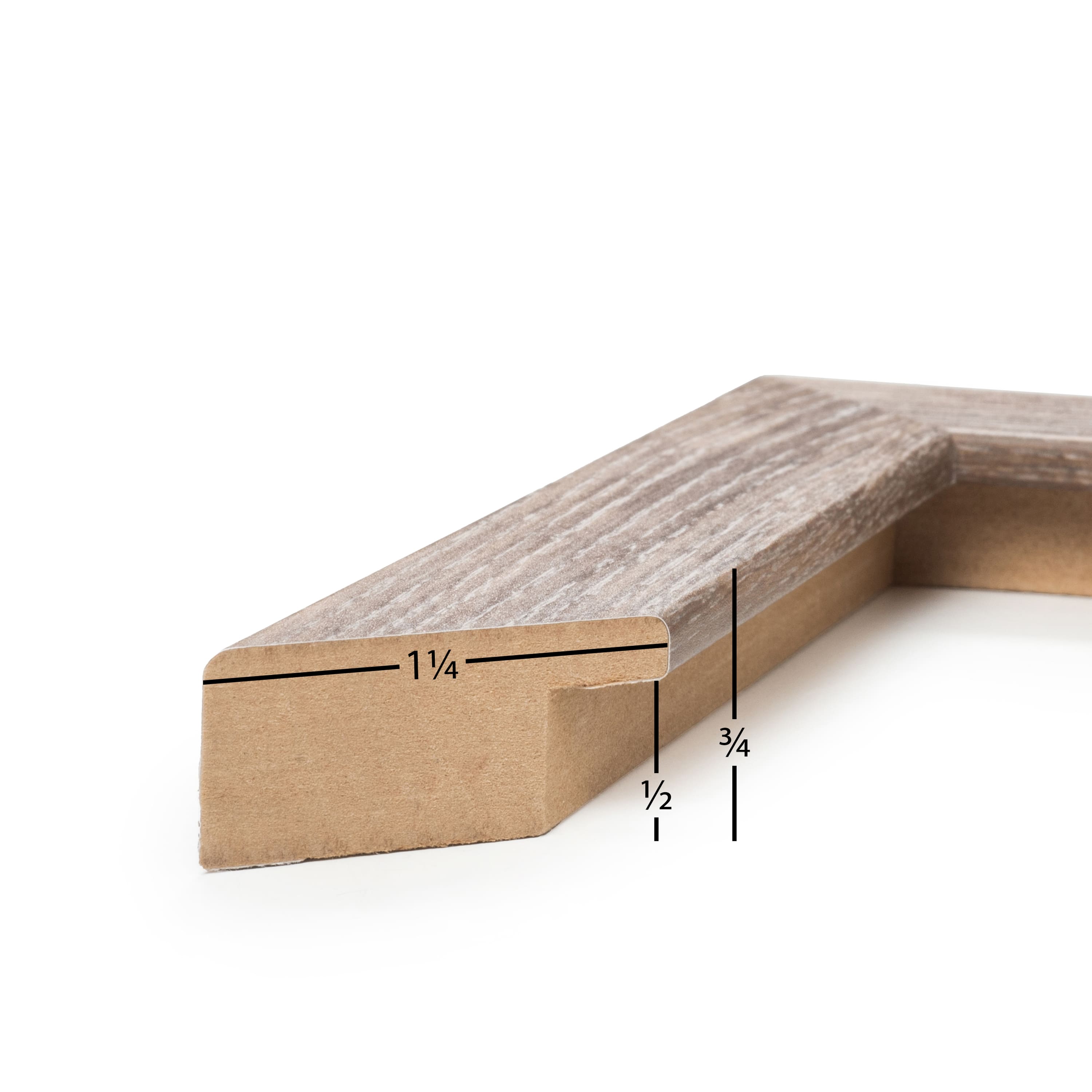 Frame USA Chalked Beige Single Image Picture Frame