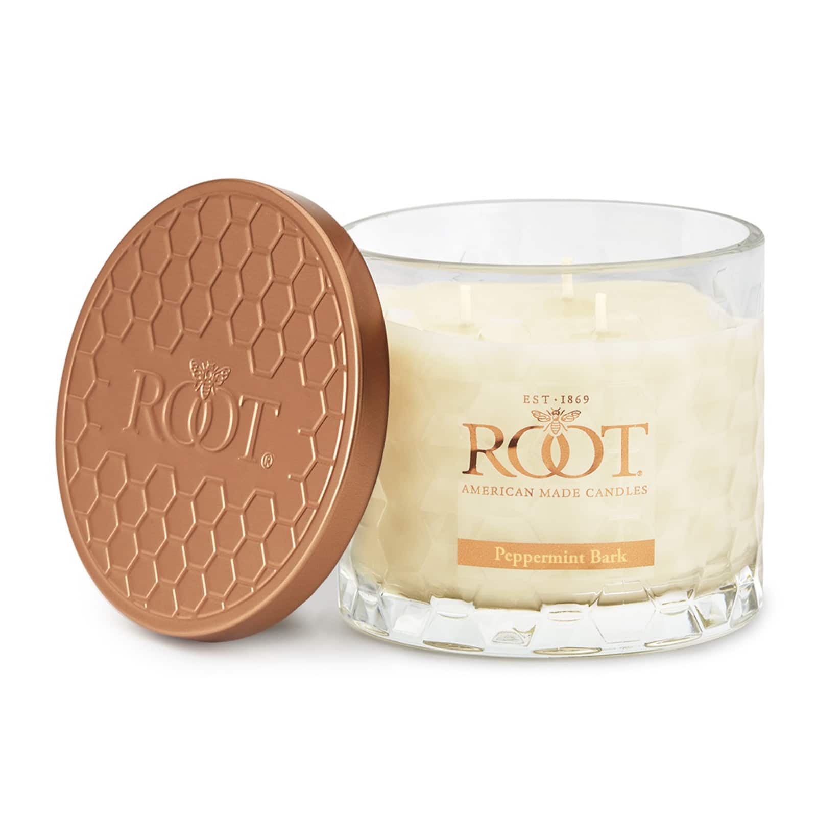 Root Candles Signature 3-Wick Honeycomb Beeswax Blend Jar Candle
