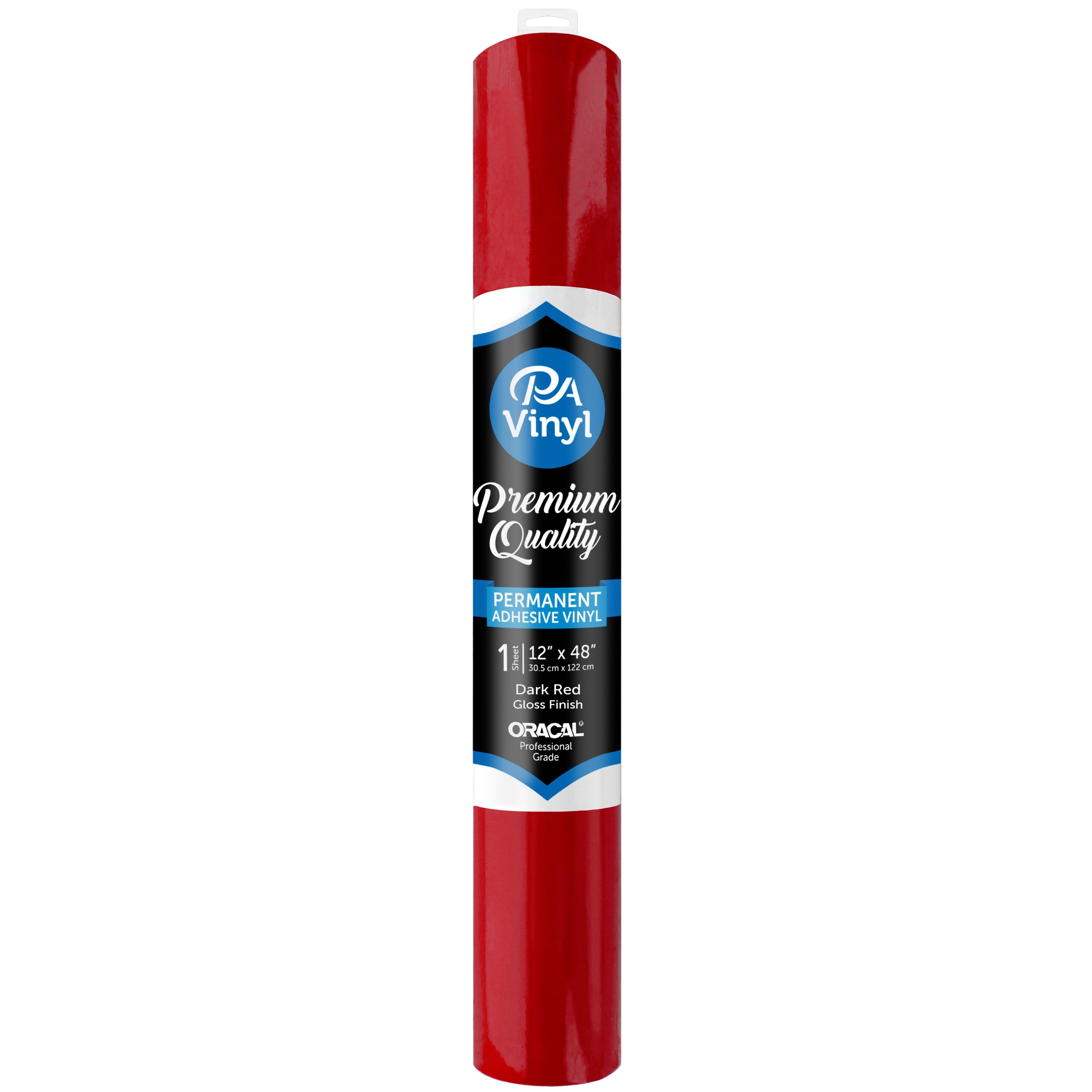 PA Vinyl Gloss Permanent Adhesive Vinyl