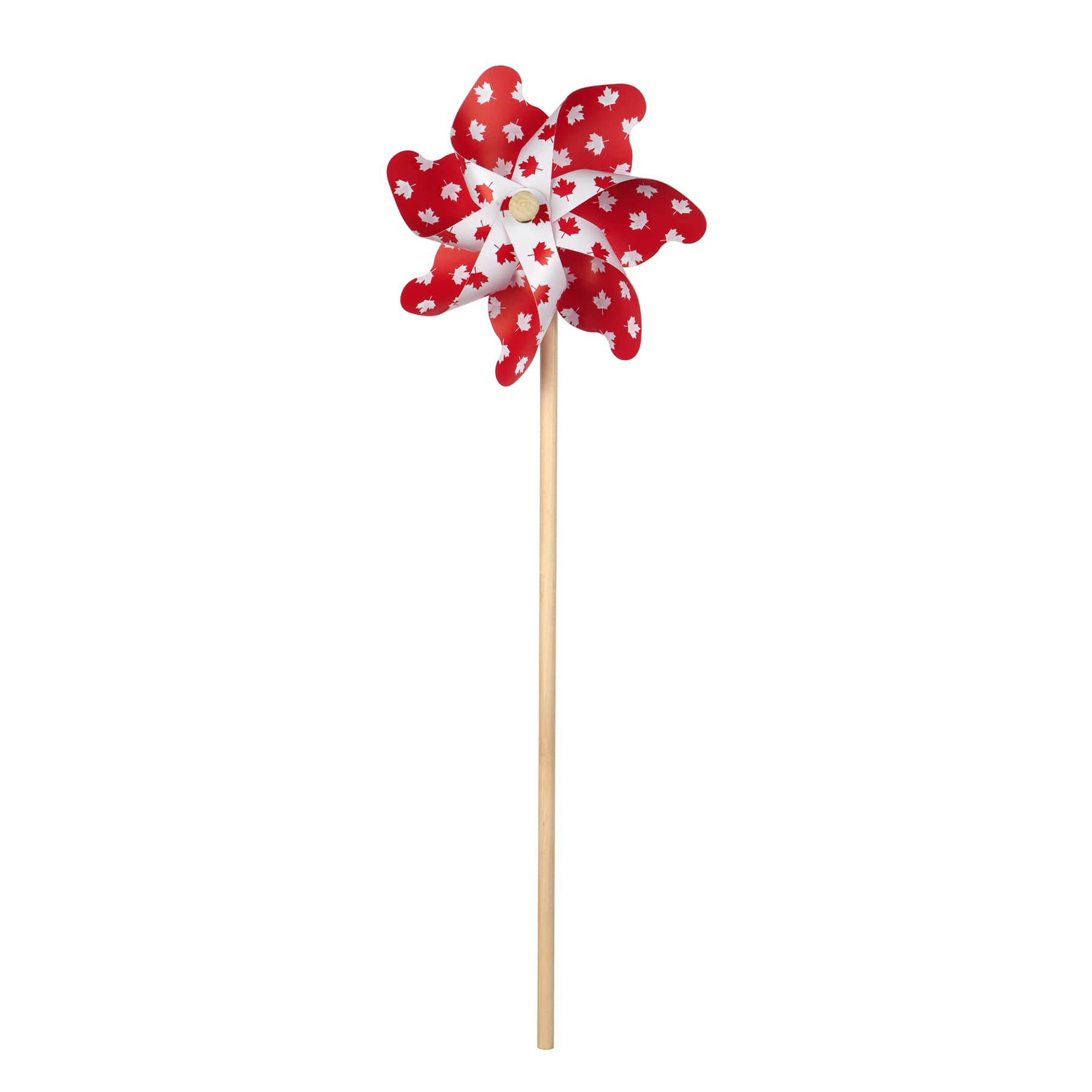 Assorted 20.75&#x22; Red &#x26; White Canada Day Pinwheel, 1pc. by Celebrate It&#x2122;
