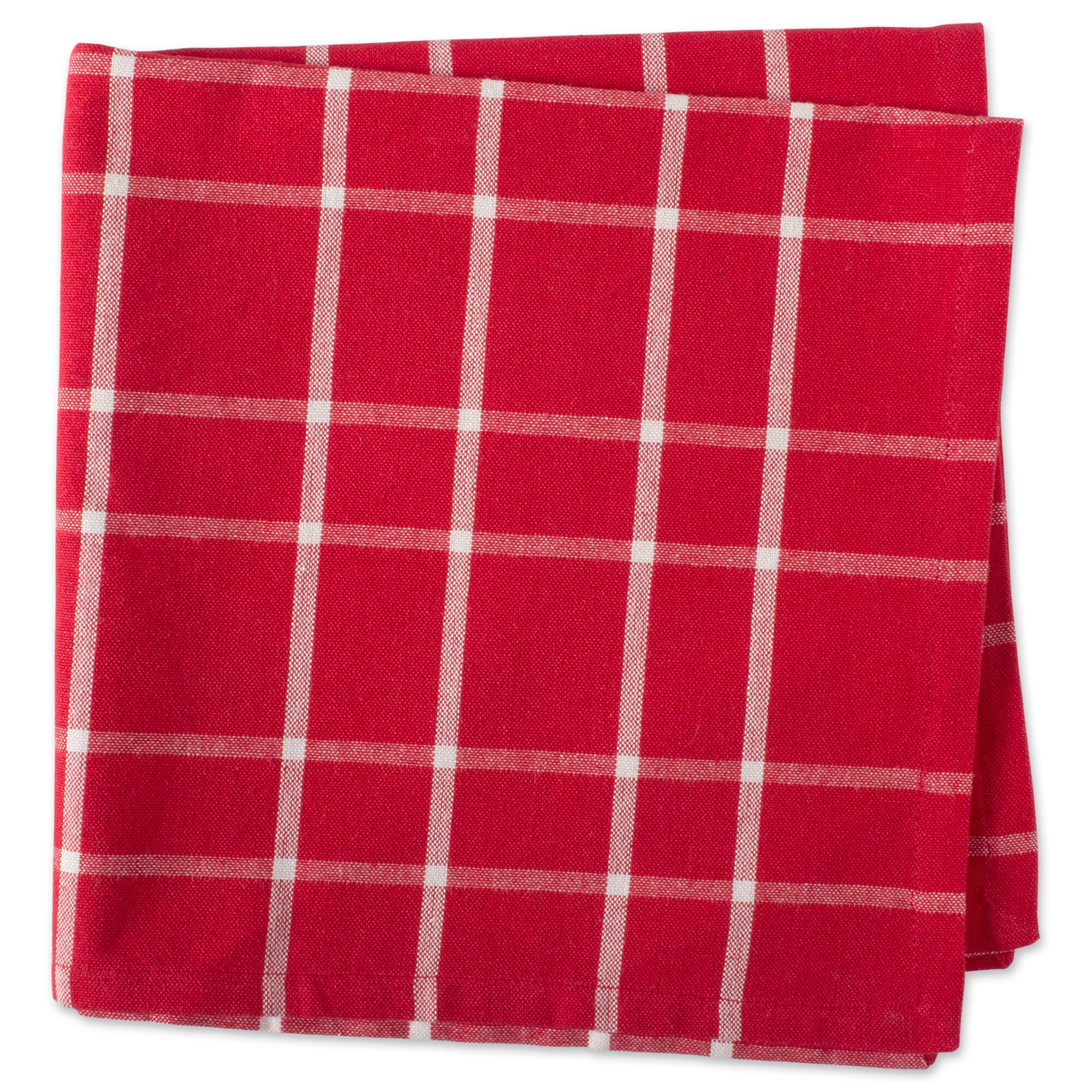 DII® Holly Berry Plaid Napkin Set, 6ct.
