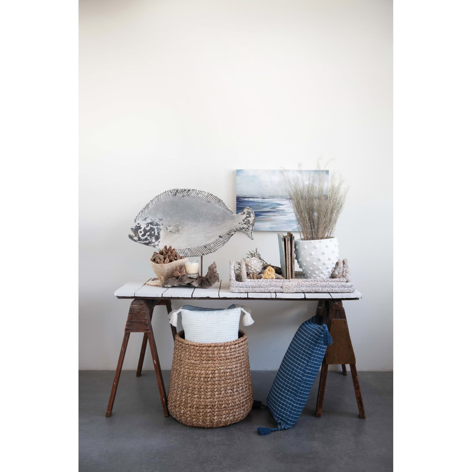 Hello Honey&#xAE; 10&#x22; Textured Polka Dot Terra Cotta Planter