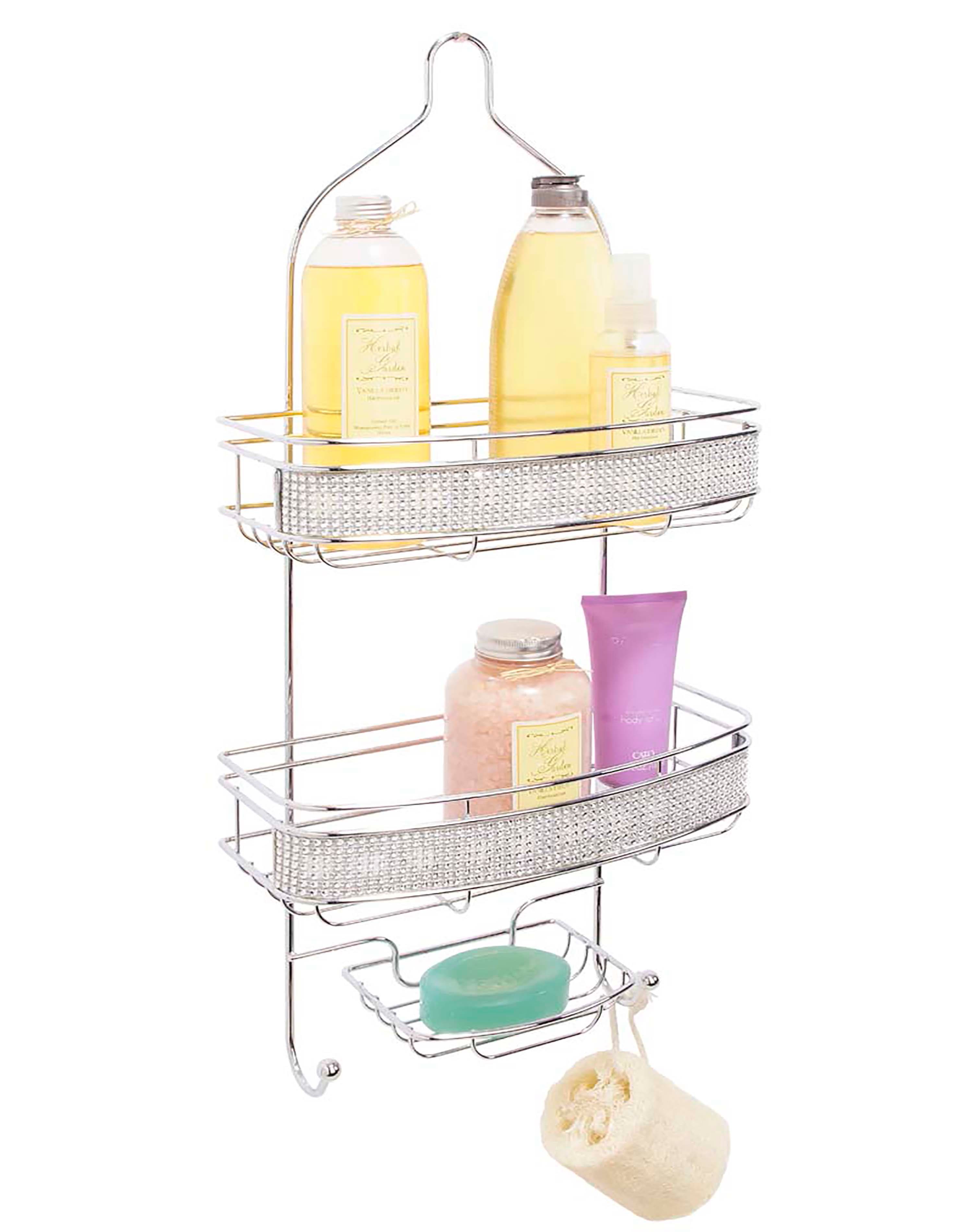 Bath Bliss Pave Diamond Design Shower Caddy