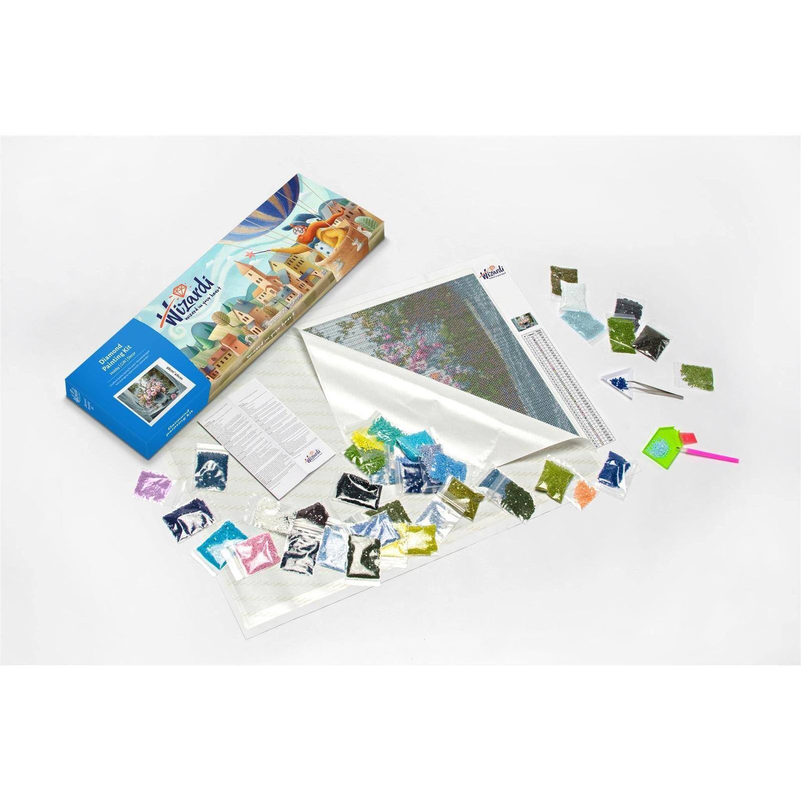 Wizardi Cappuccino Diamond Painting Kit
