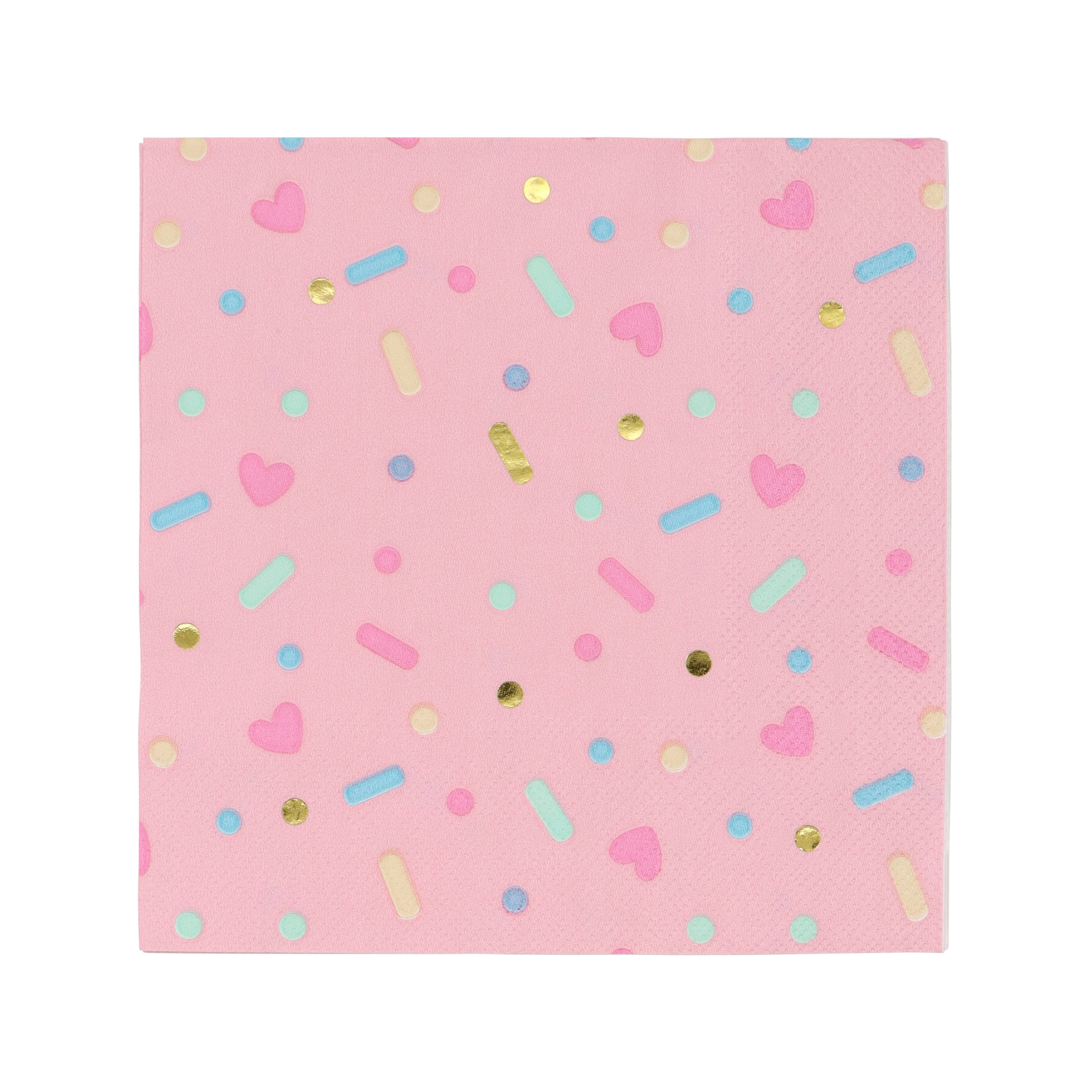 Pink Sprinkles Lunch Napkins, 20ct. by Celebrate It™