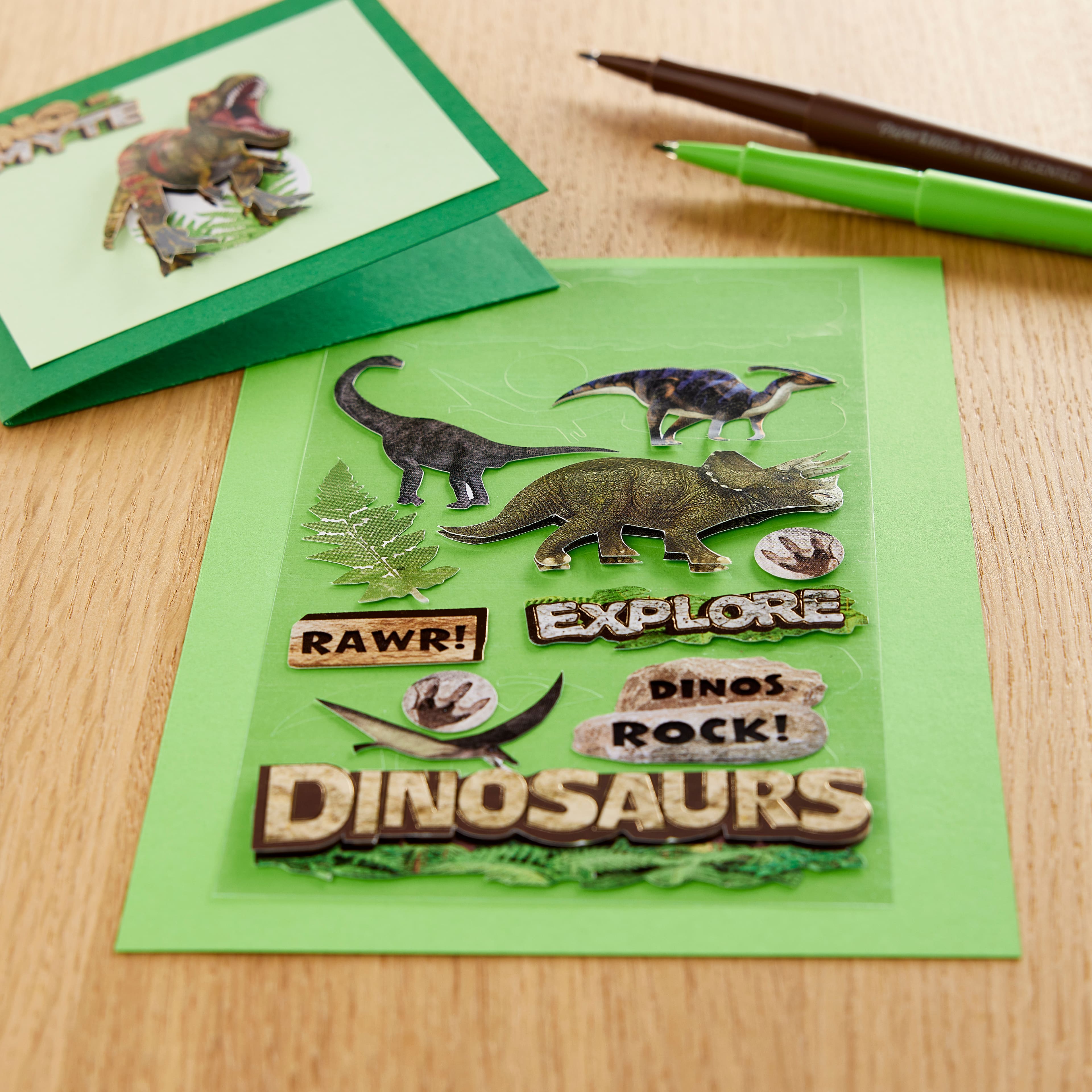 Dinos Rock Dimensional Stickers by Recollections&#x2122;