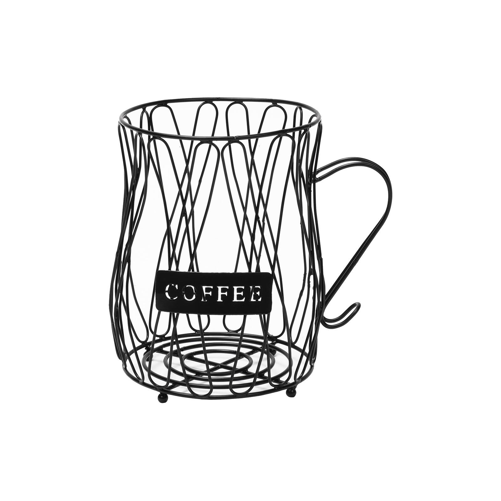 Mind Reader Matte Black Single Serve Coffee Pod Storage