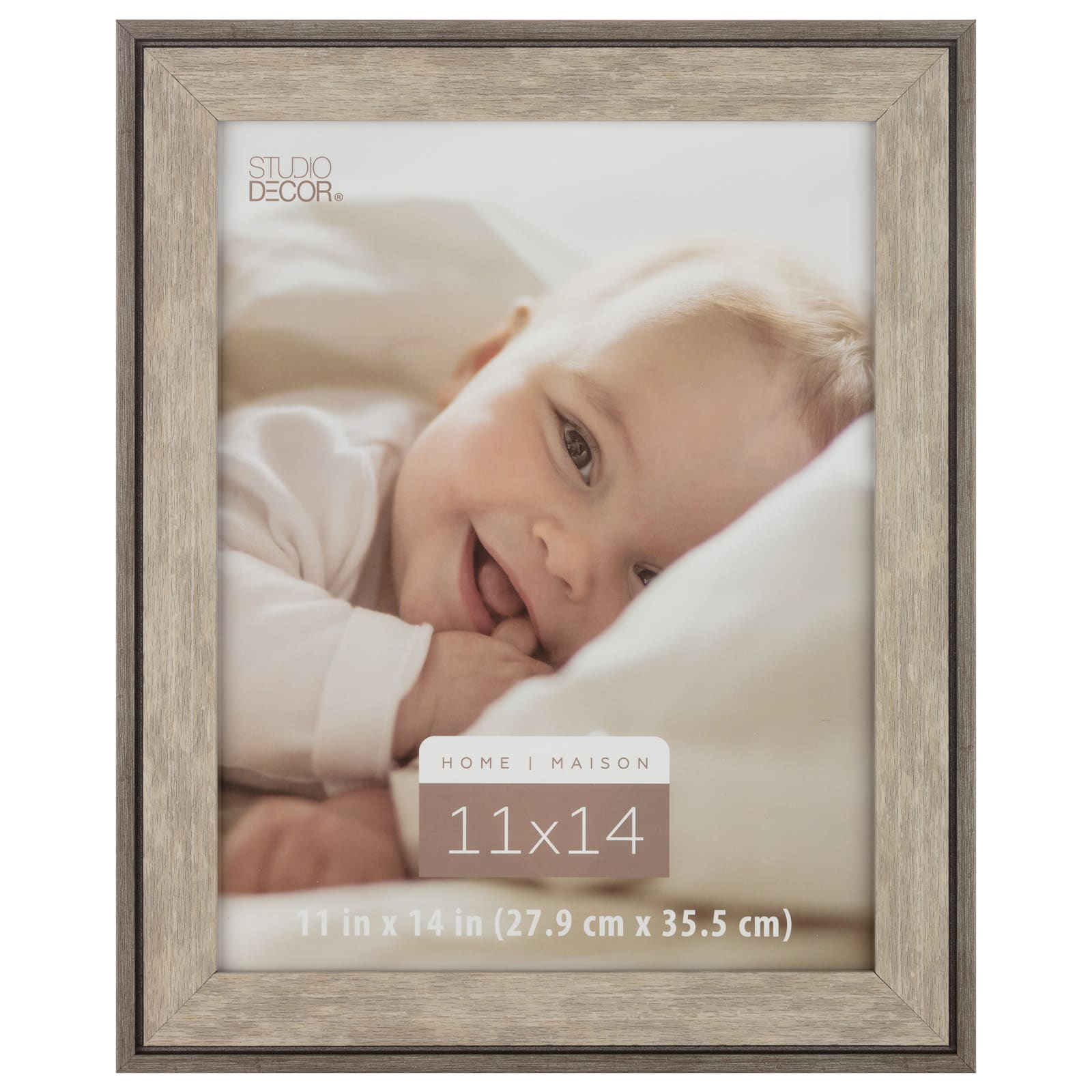 8 Pack: Gray Wash Two-Tone 11" x 14" Frame, Home by Studio Décor®
