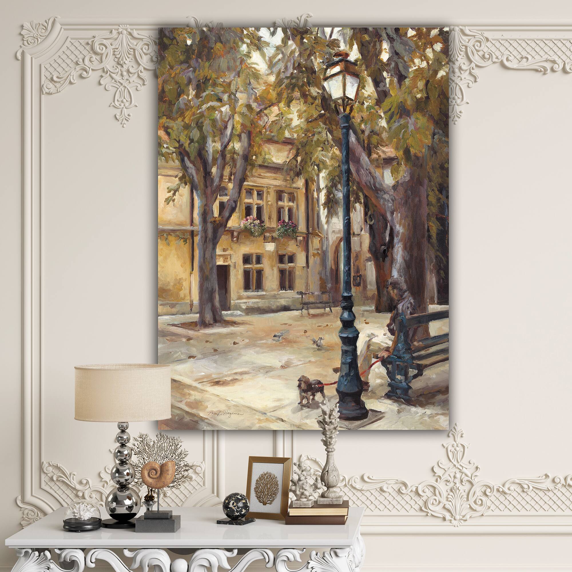 Designart - Provence French Village II - French Country Canvas Art