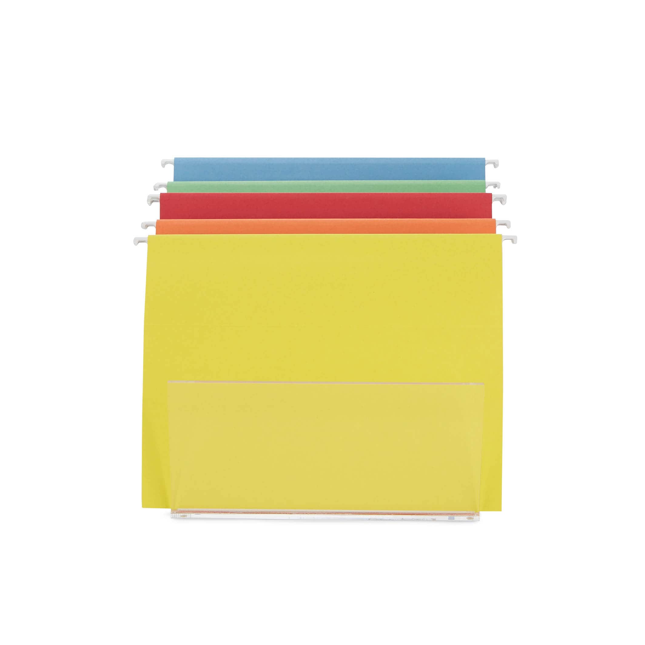 Mind Reader 5 Compartment Vertical Acrylic File Holder