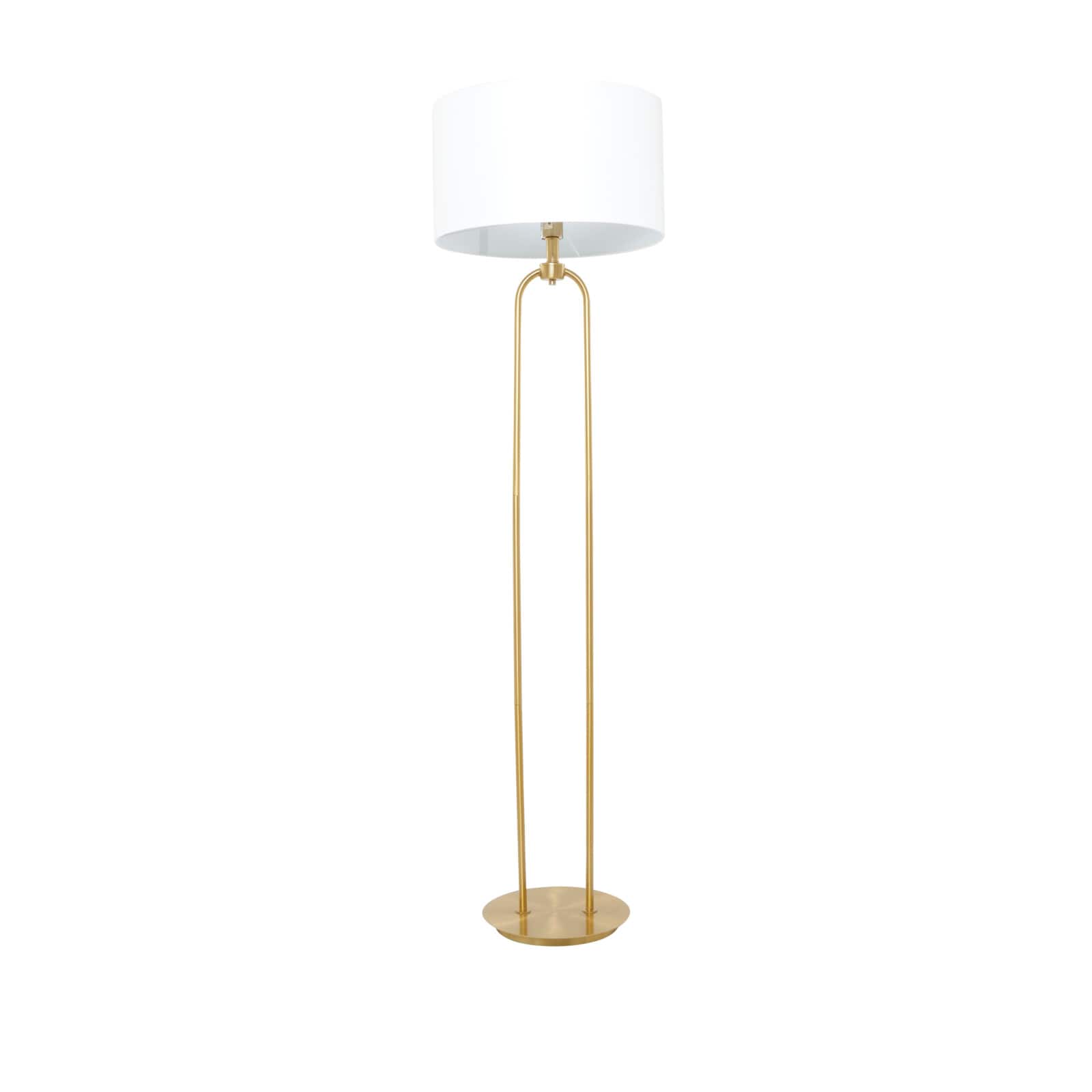 CosmoLiving by Cosmopolitan Gold Iron Modern Floor Lamp, 64" x 19" x 19"