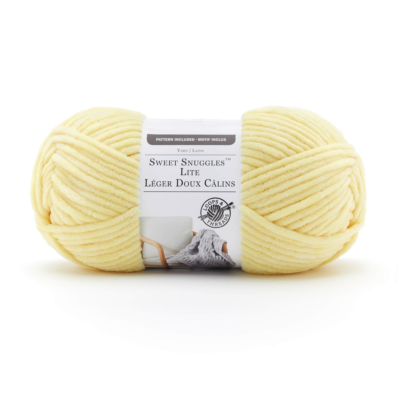 Loops & Threads Sweet Snuggles Lite Dot Yarn - Dusty Lilac - 9 oz