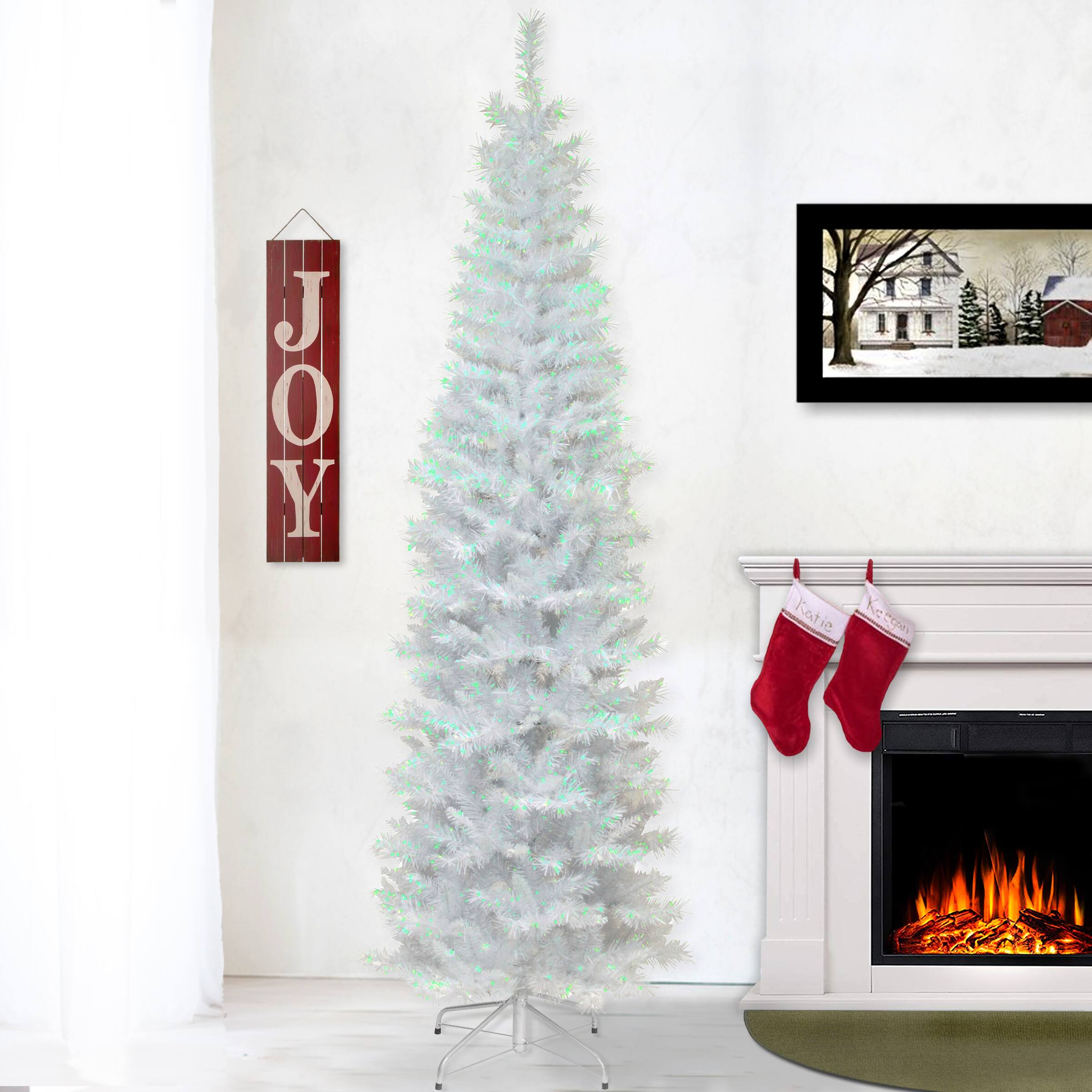 6ft. Unlit Tinsel Artificial Christmas Tree