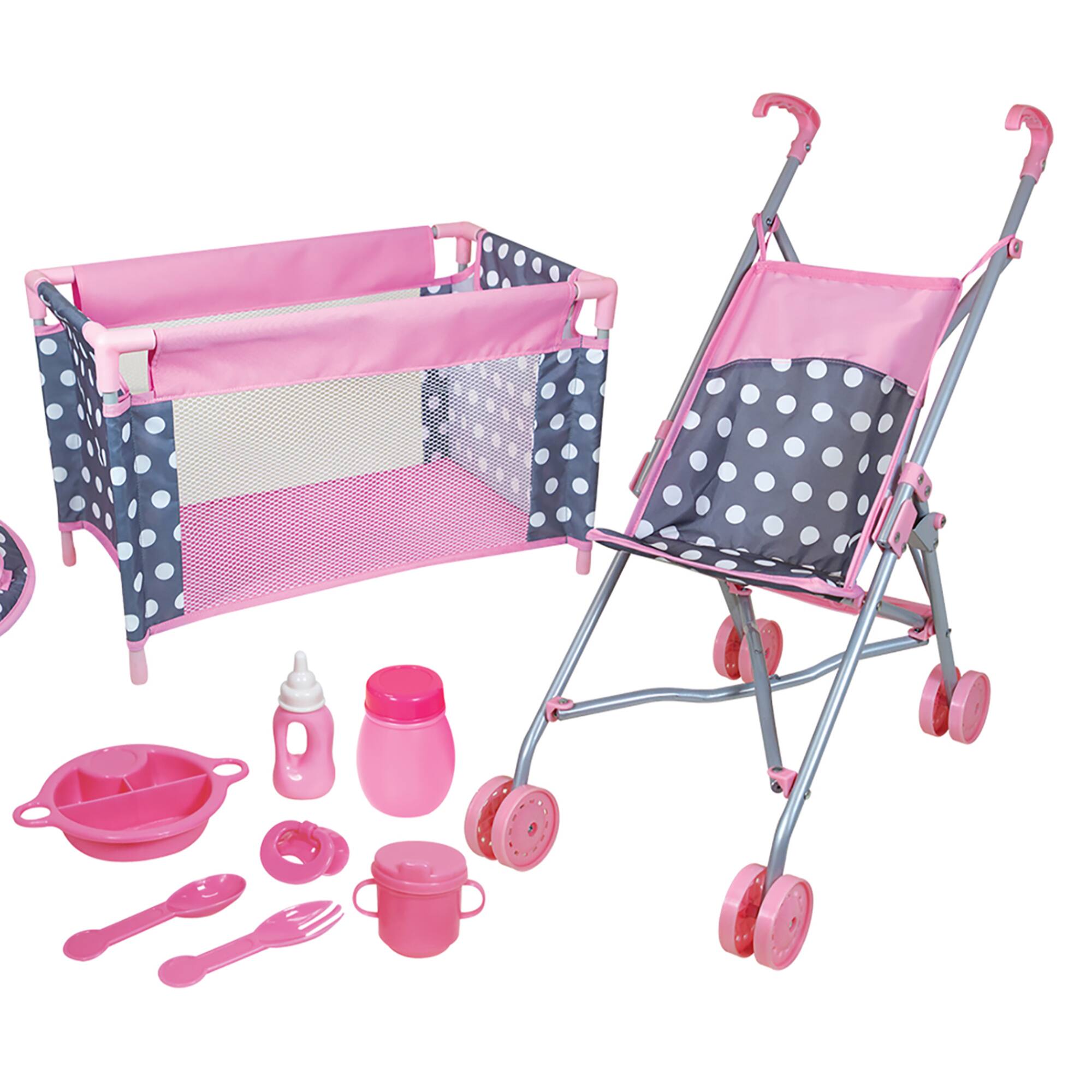 Lissi Dolls Doll Deluxe Nursery Play Set With Accessories