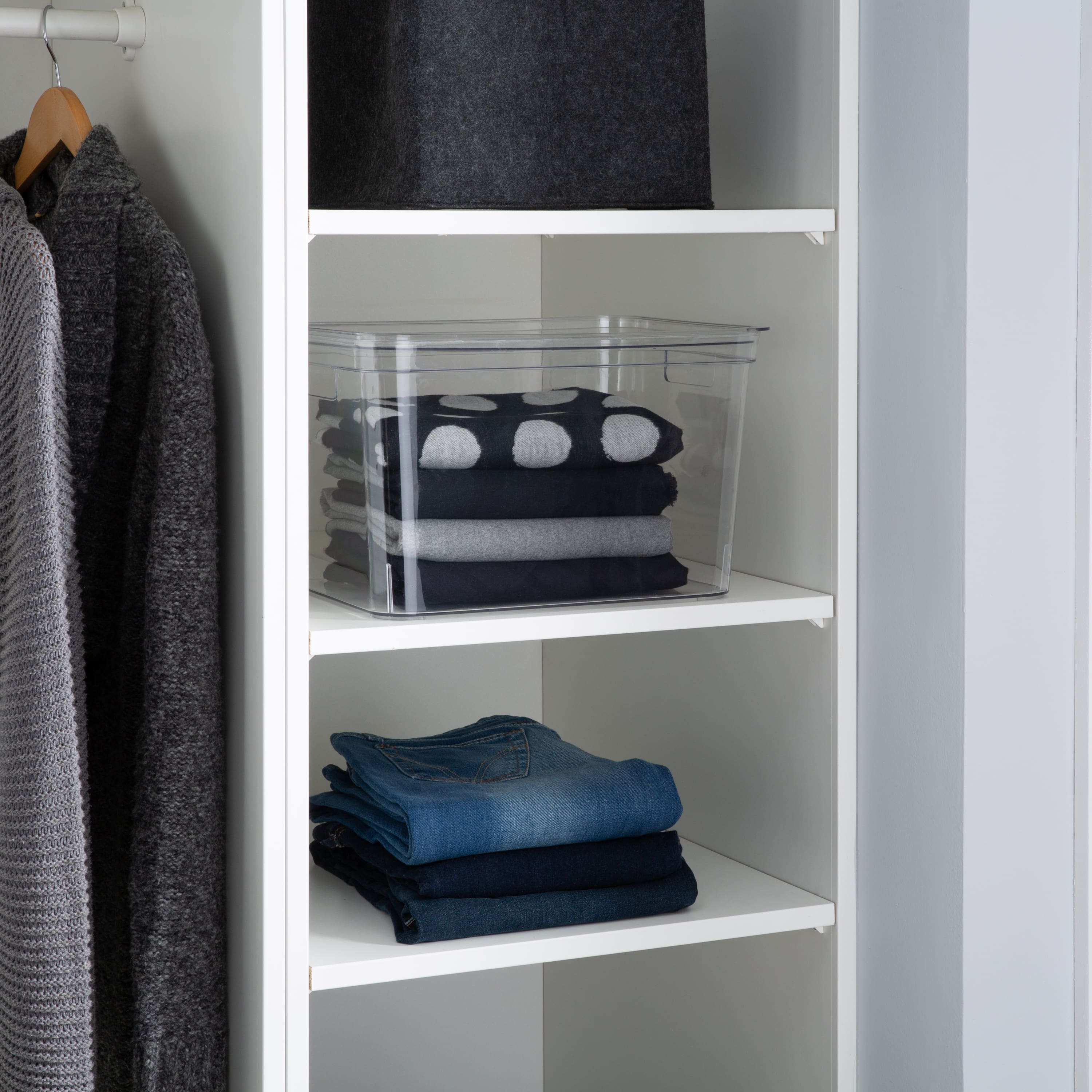 Simplify Lidded Storage Bin