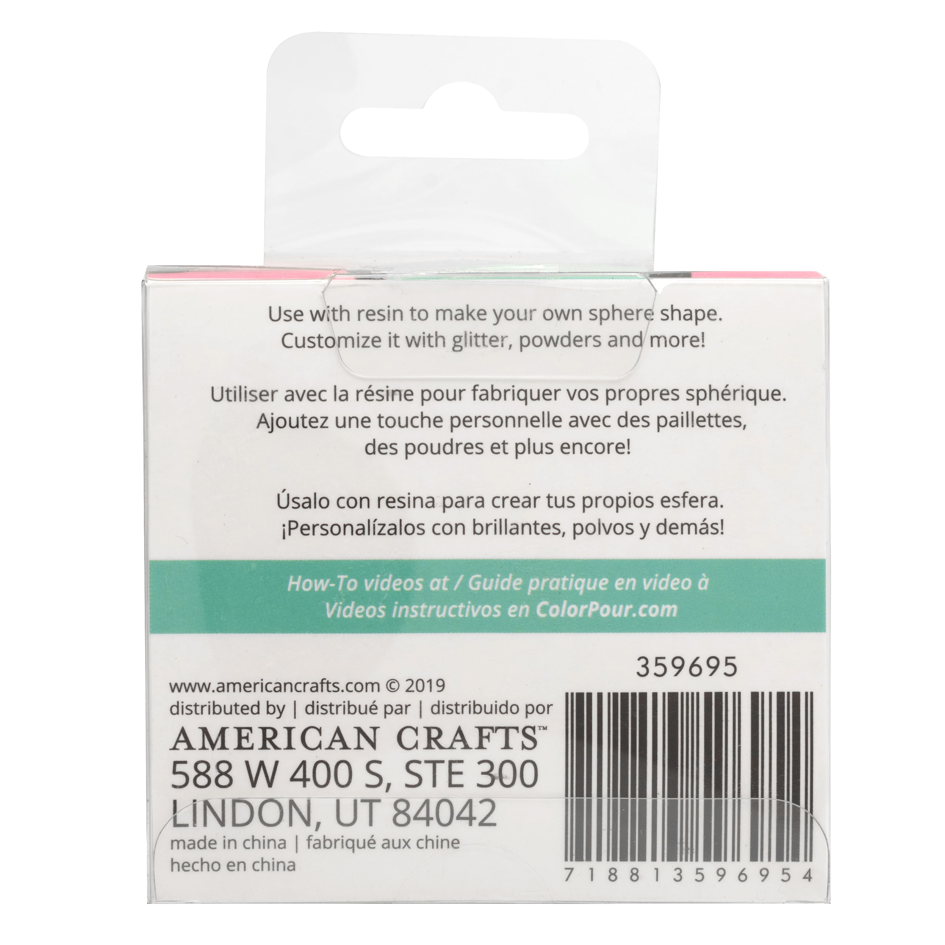 Color Pour Resin Sphere Silicone Mold