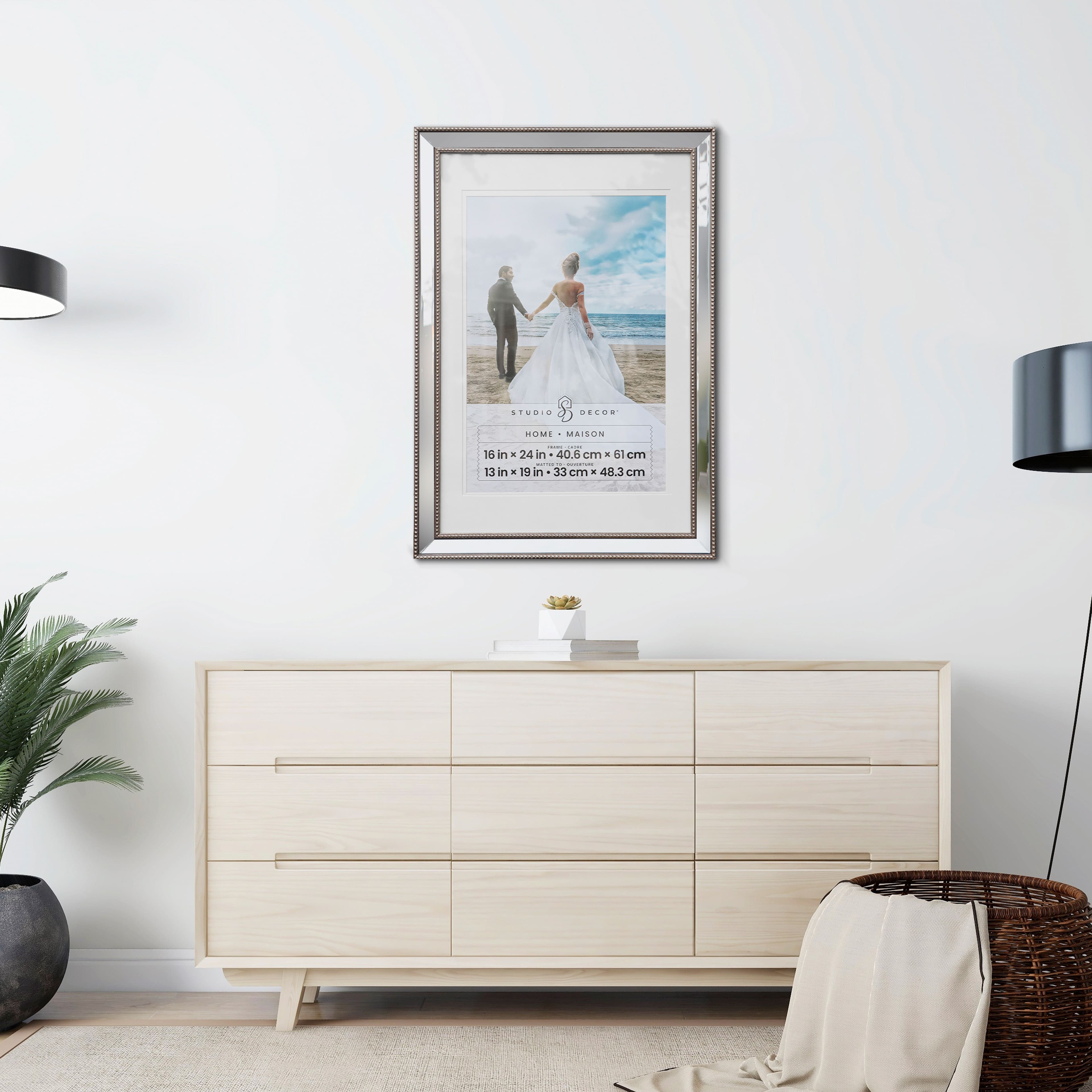 Home Mirrored Frame with Mat by Studio D&#xE9;cor&#xAE;