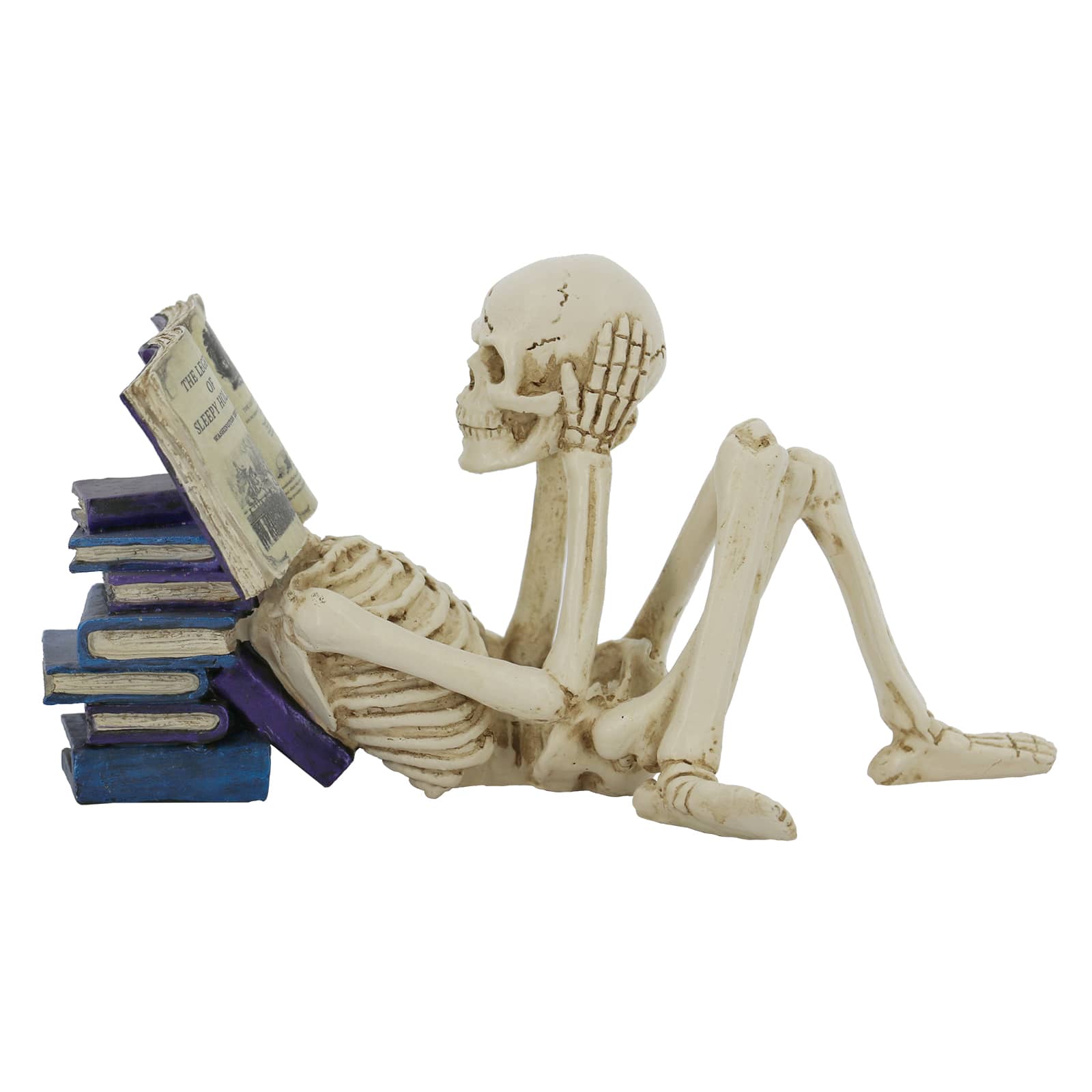7.5&#x22; Reading Skeleton Holding Head Tabletop Figurine by Ashland&#xAE;