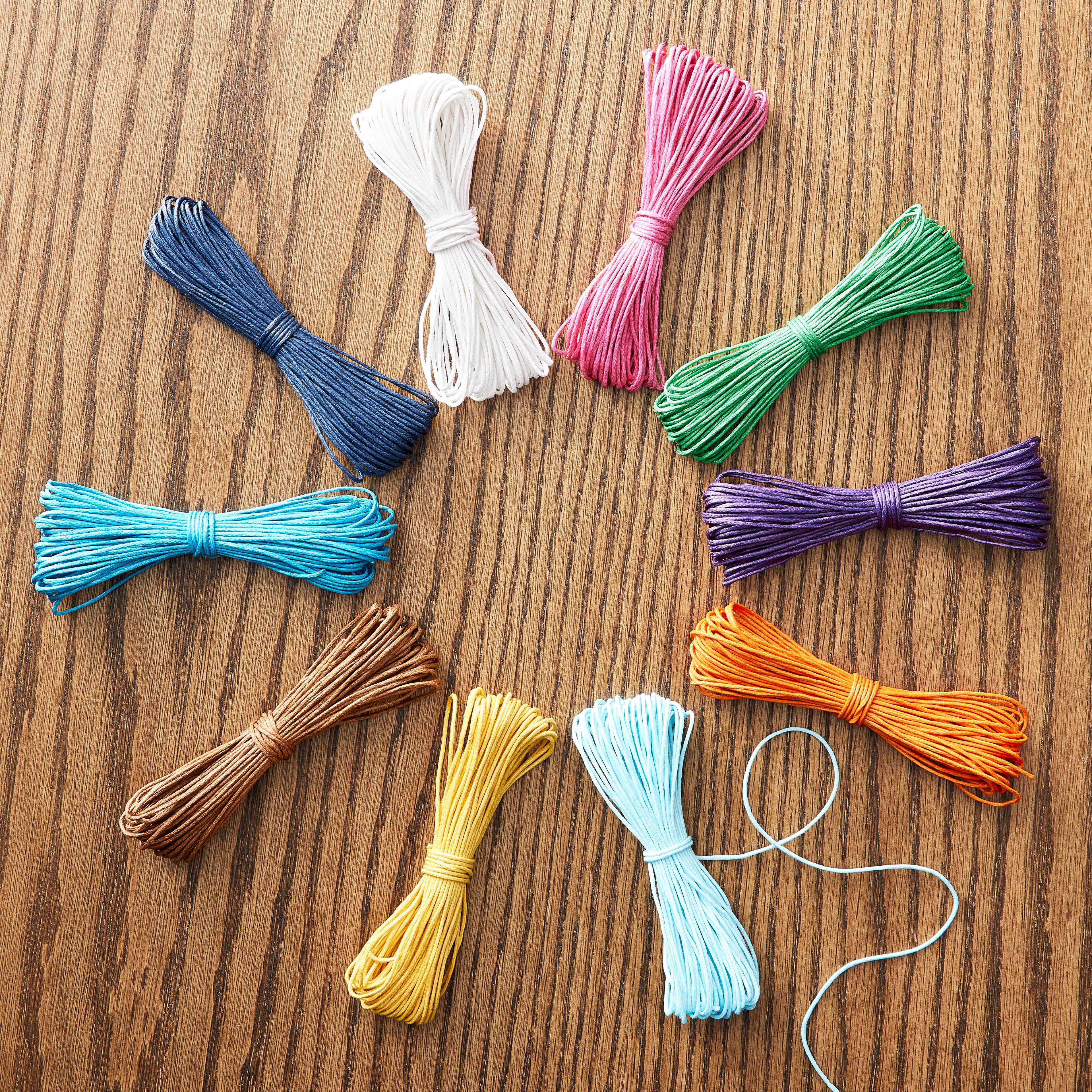 12 Packs: 10 ct. (120 total) 1mm Cotton Cording Value Pack by Bead Landing™