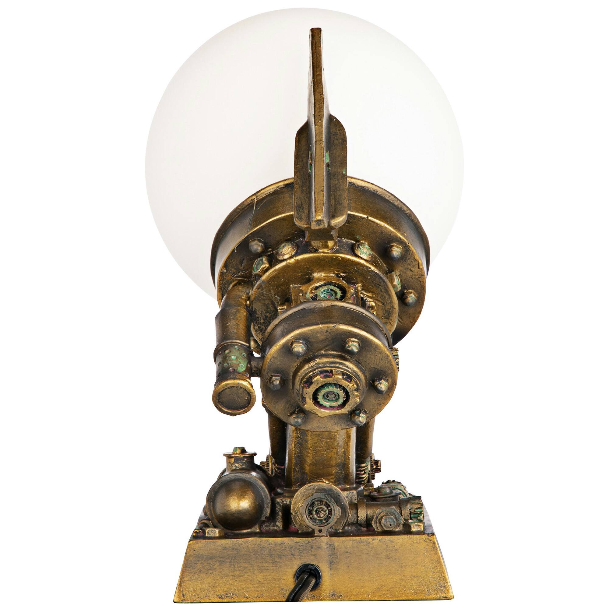 Steampunk Airship Illuminated Sculpture
