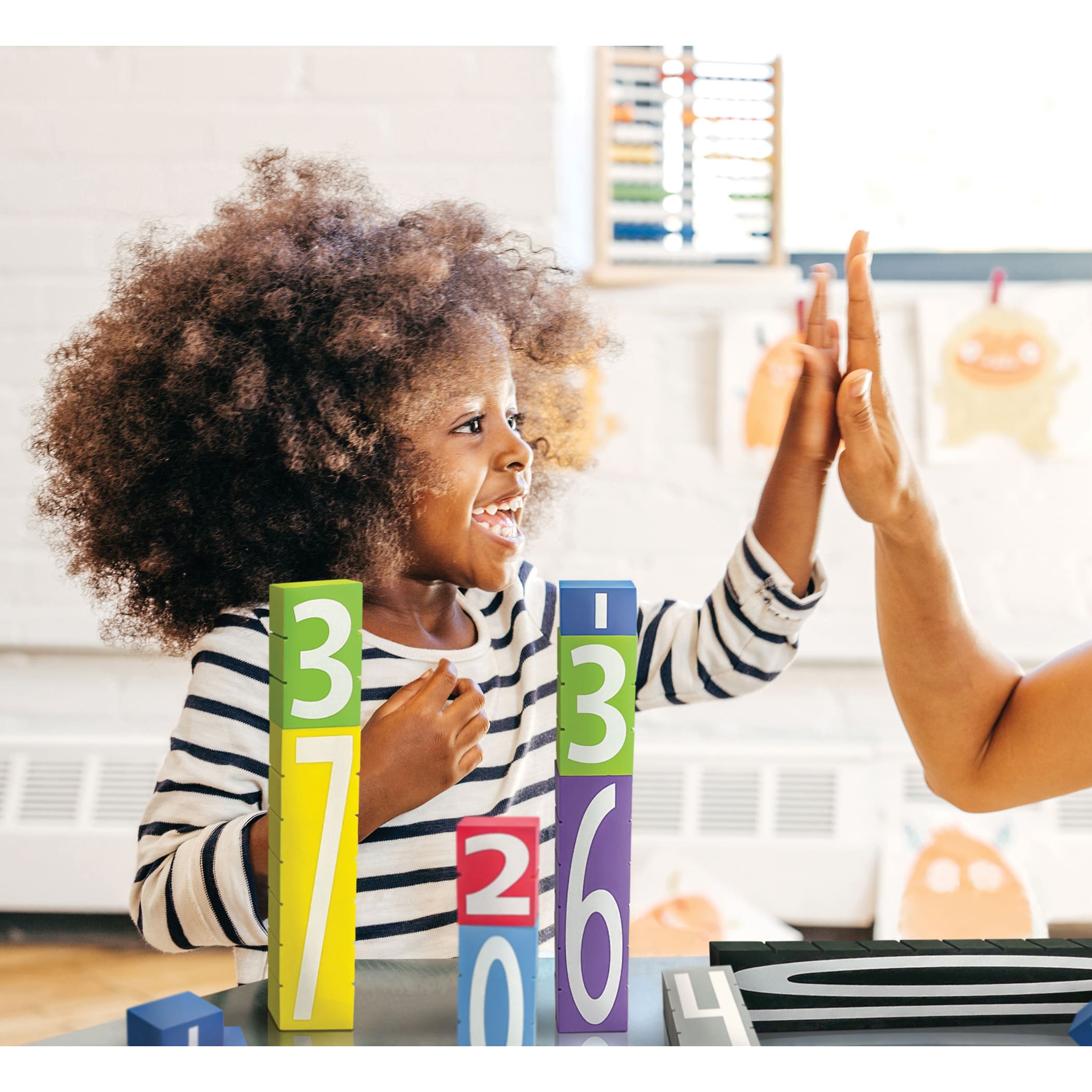 Teacher Created Resources® Number Stax Stacking Foam Number Blocks