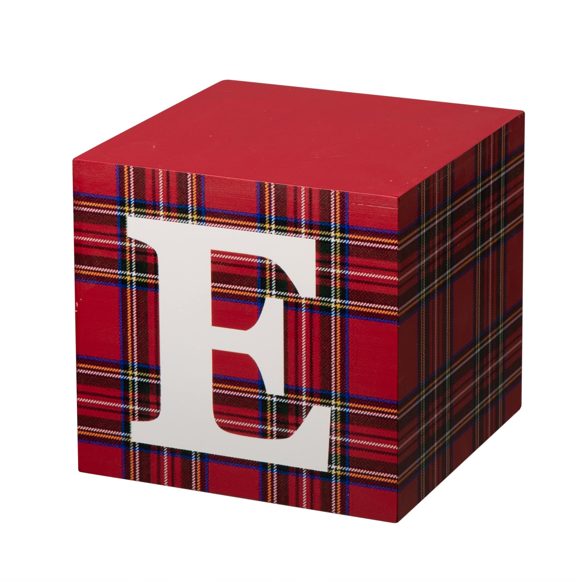 Glitzhome® 3.5ft. Wooden Plaid Believe Porch Décor