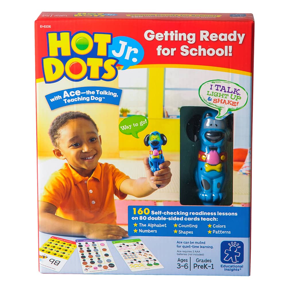 Educational Insights Hot Dots Jr. Let's Master Kindergarten Set with Ace Pen