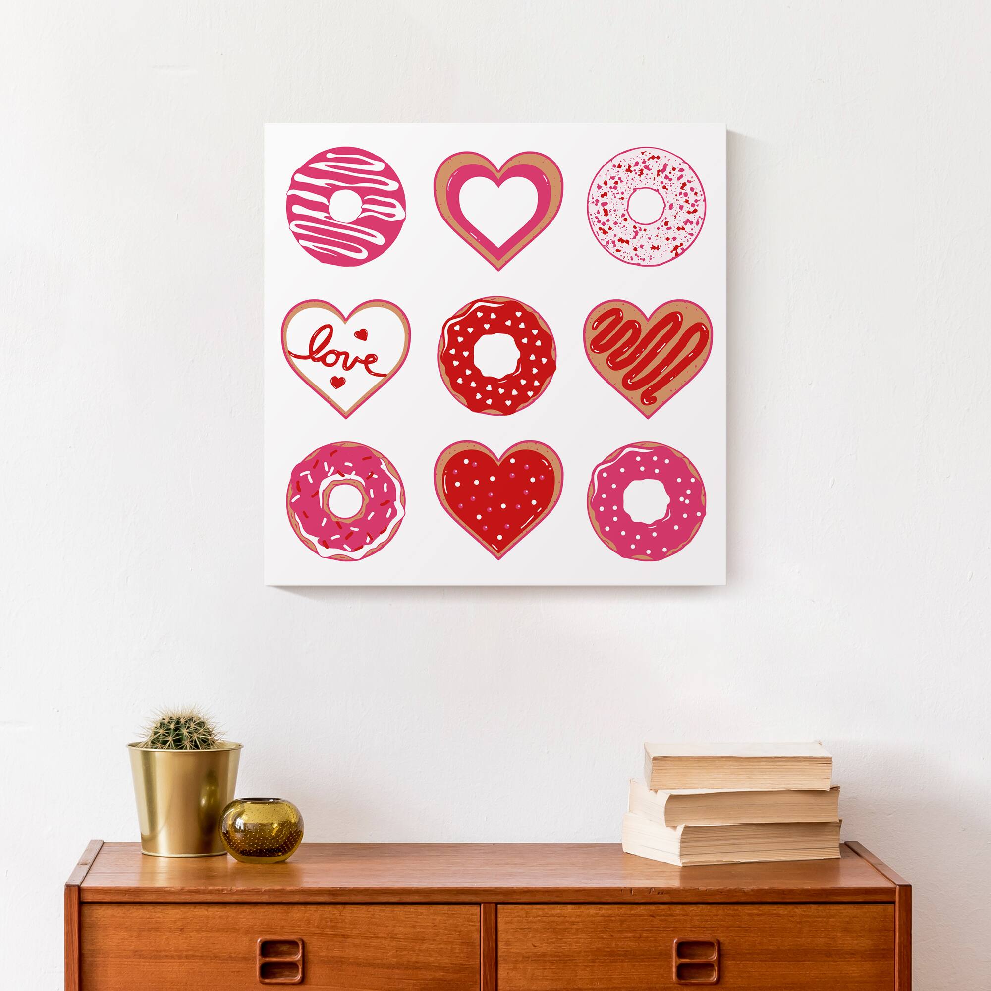 Valentines Sweets Canvas Wall Art