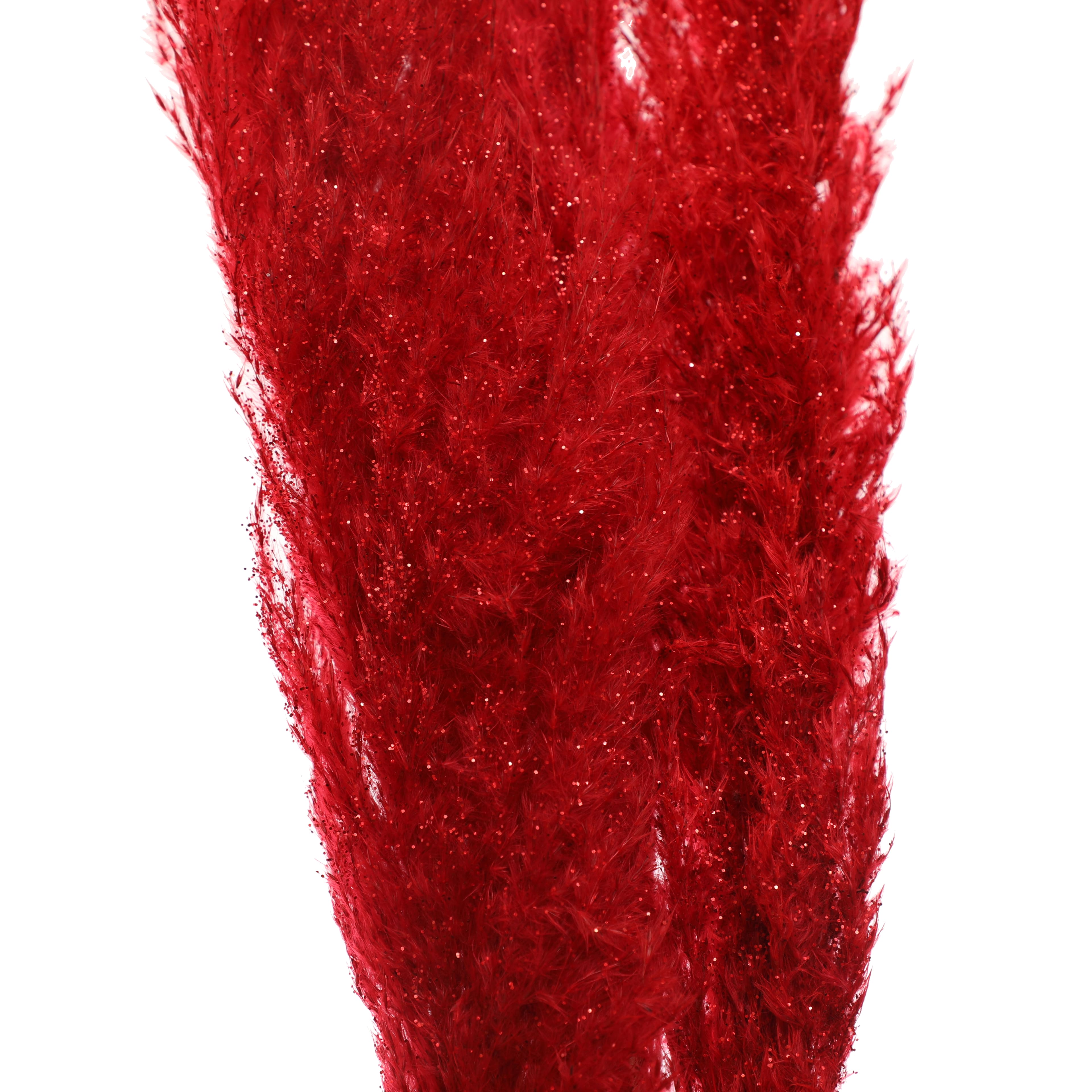 3.5ft. Red Glitter Pampas Bush by Ashland&#xAE;