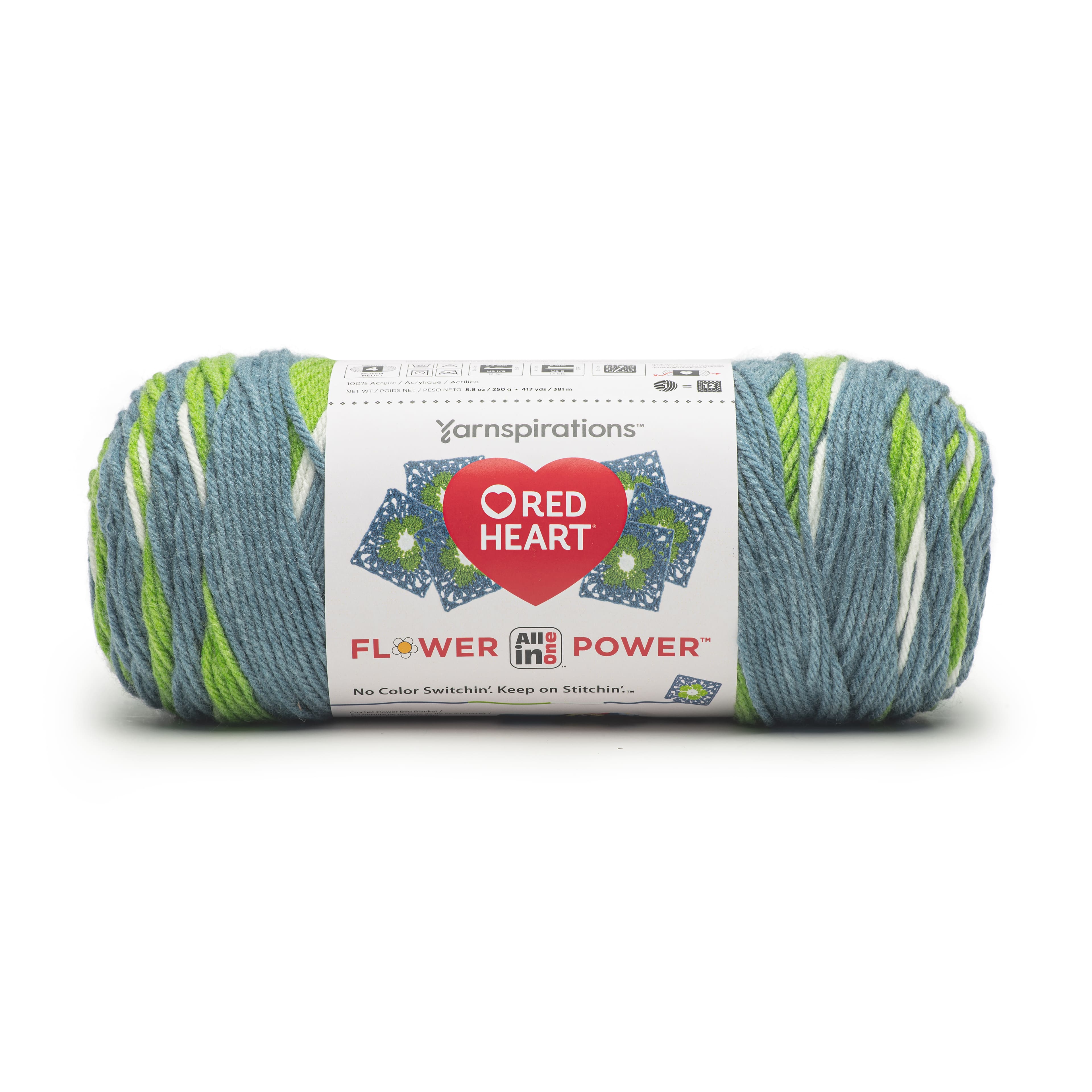 Red Heart&#xAE; All in One&#x2122; Flower Power&#x2122; Yarn