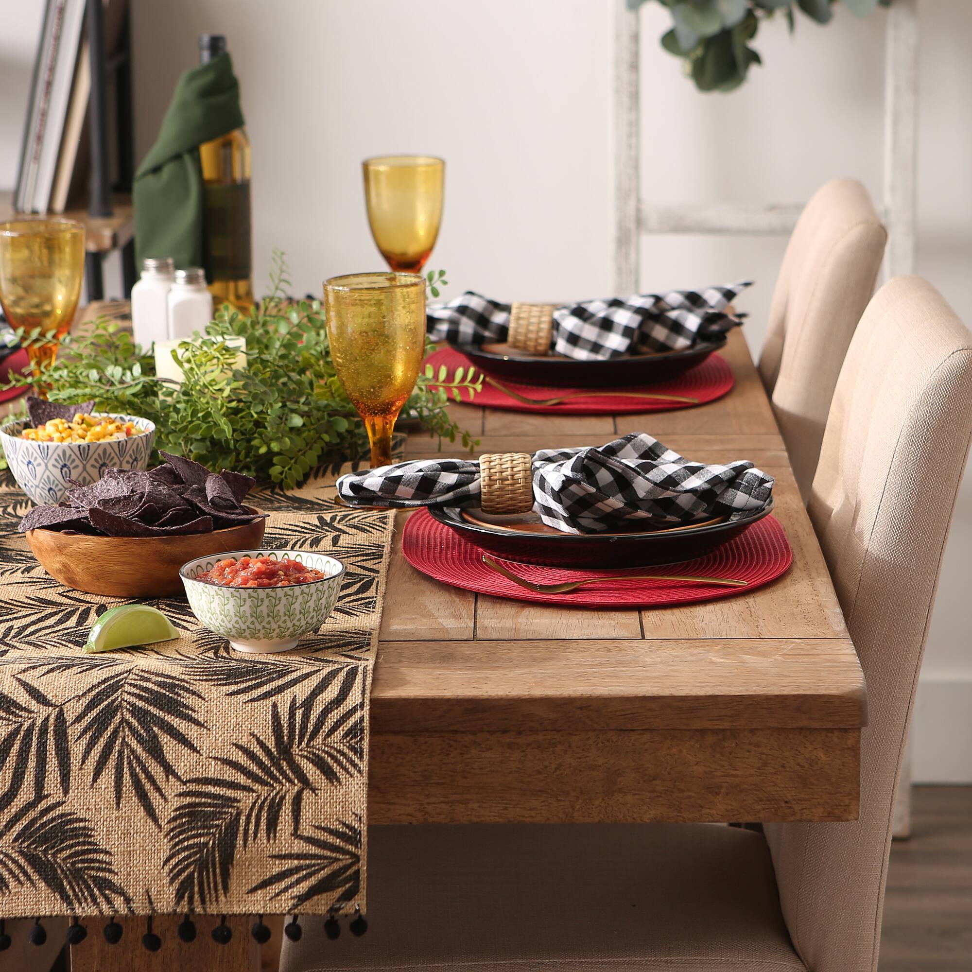 DII&#xAE; Oval Plastic Woven Placemats, 6ct.