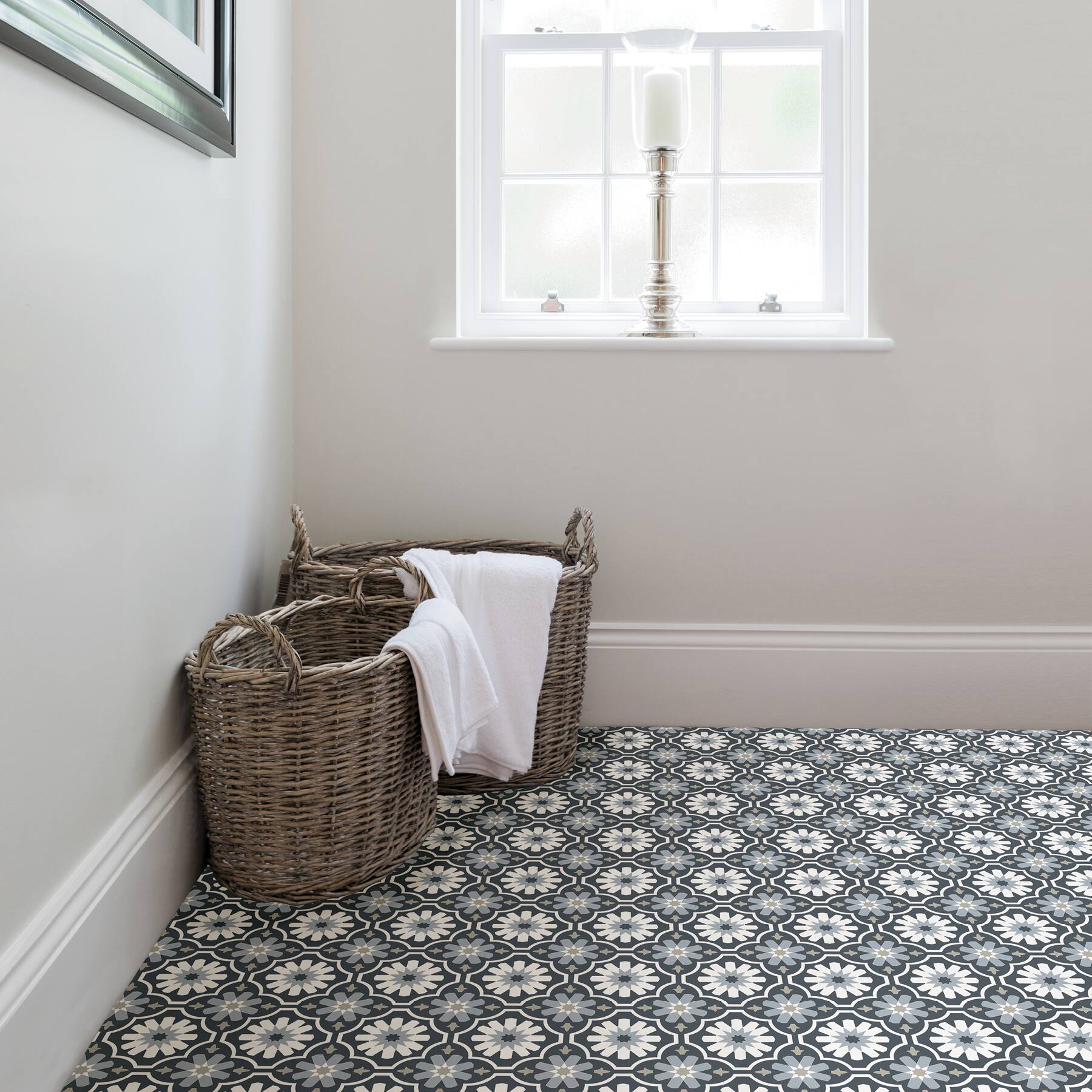 FloorPops Sevilla Peel &#x26; Stick Floor Tiles