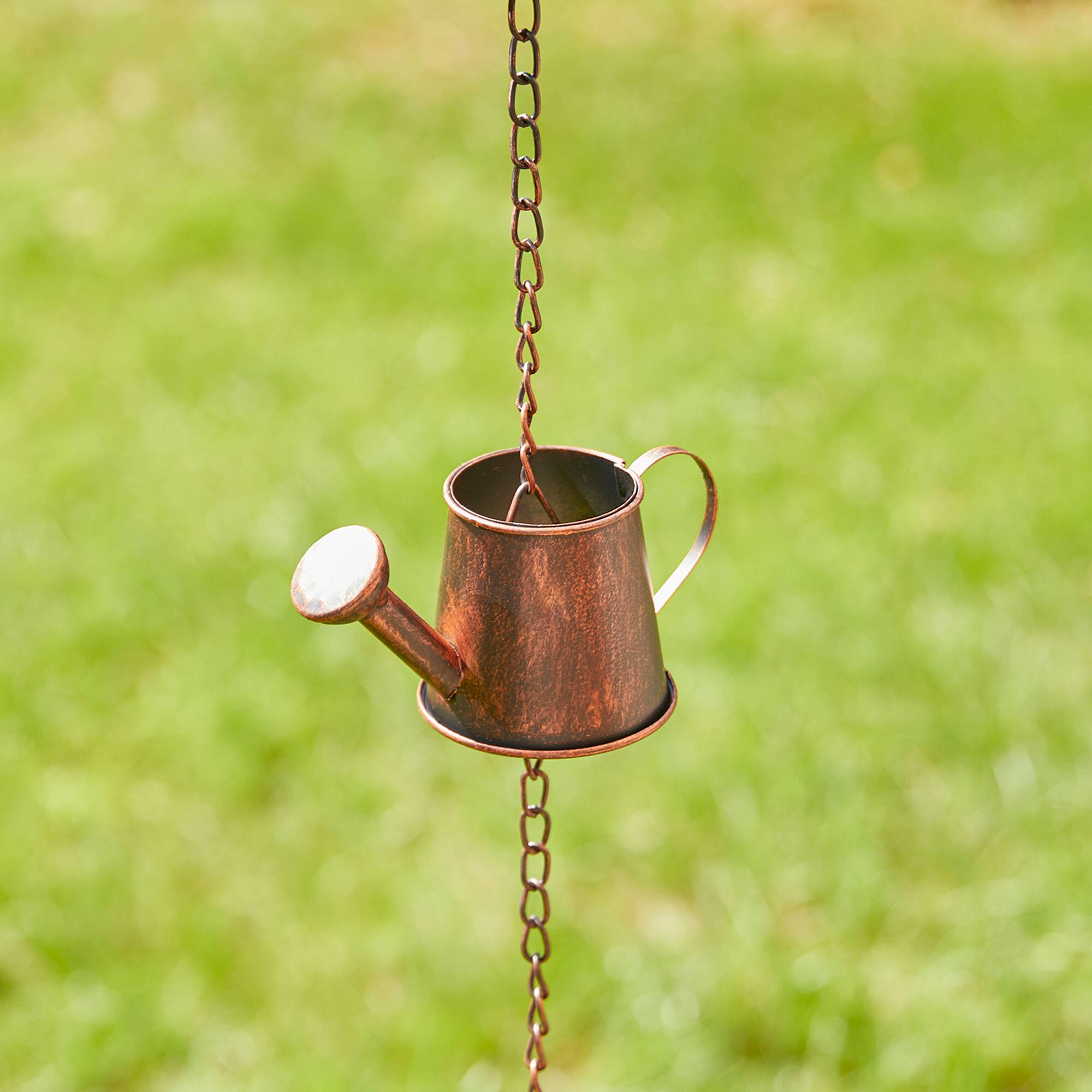Glitzhome® 8.5ft. Copper Watering Pot Rain Chain