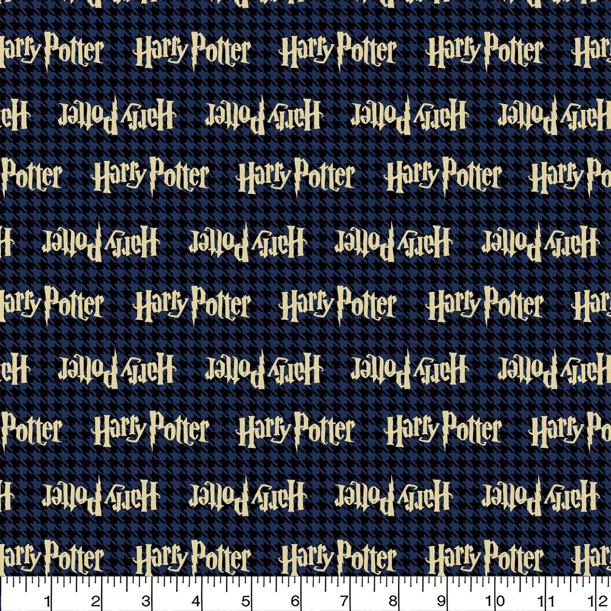 Harry Potter Houndstooth Cotton Fabric 8yd. Bolt