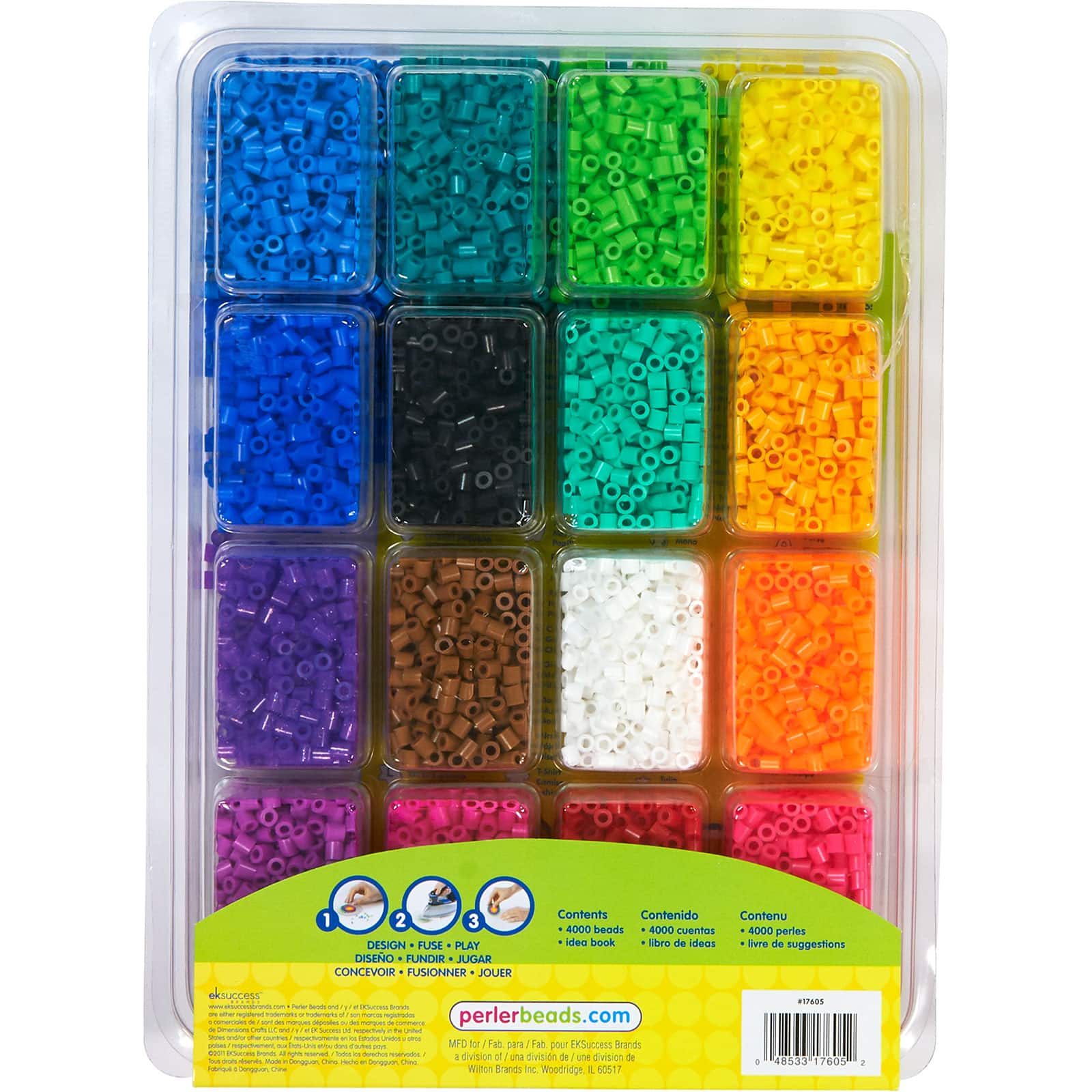 6 Pack: Perler Beads&#x2122; Tray of Beads