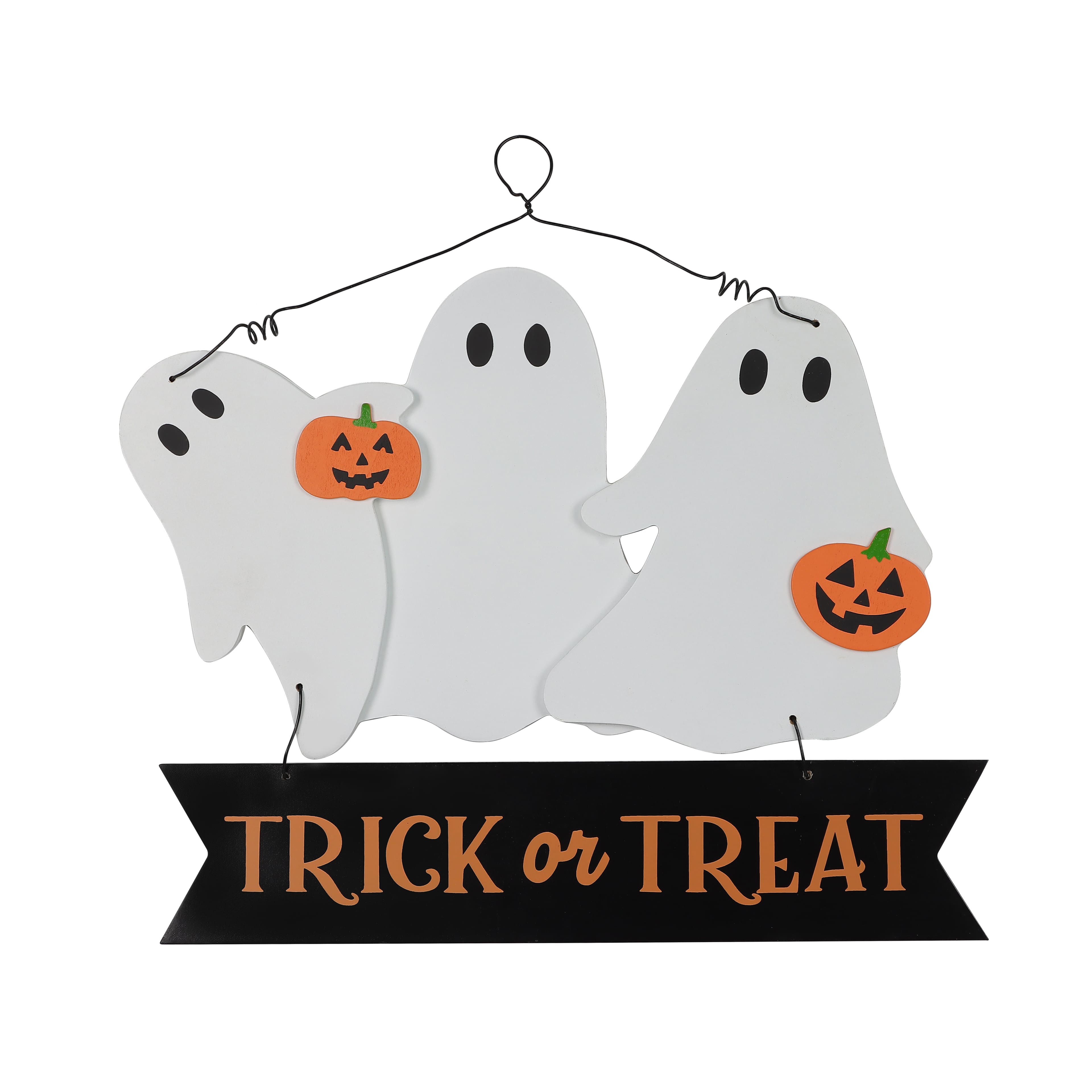 13" Hanging Ghosts Trick-or-Treat Sign by Ashland®