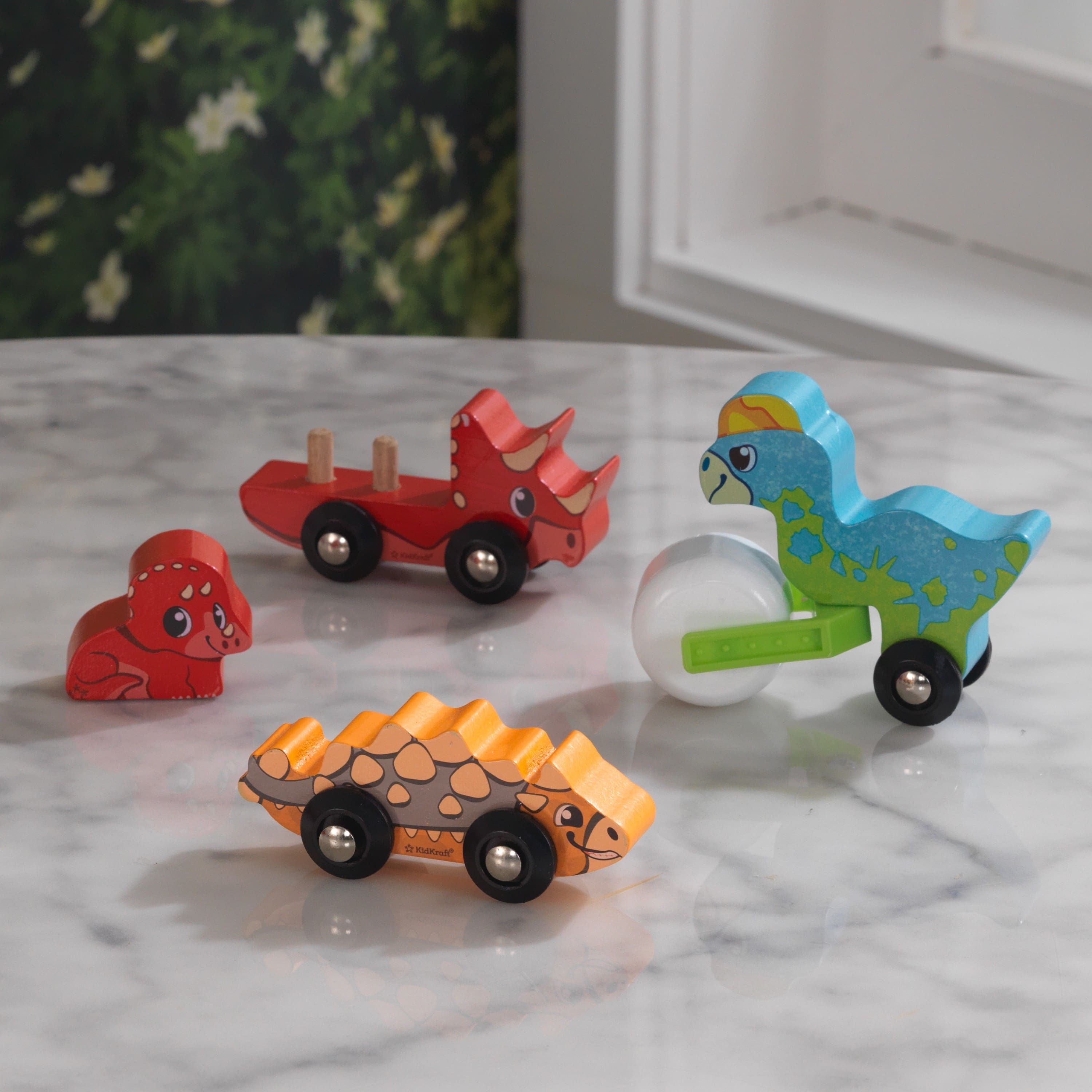 KidKraft Adventure Tracks&#x2122; Dino World Prehistoric Pals: Rollers