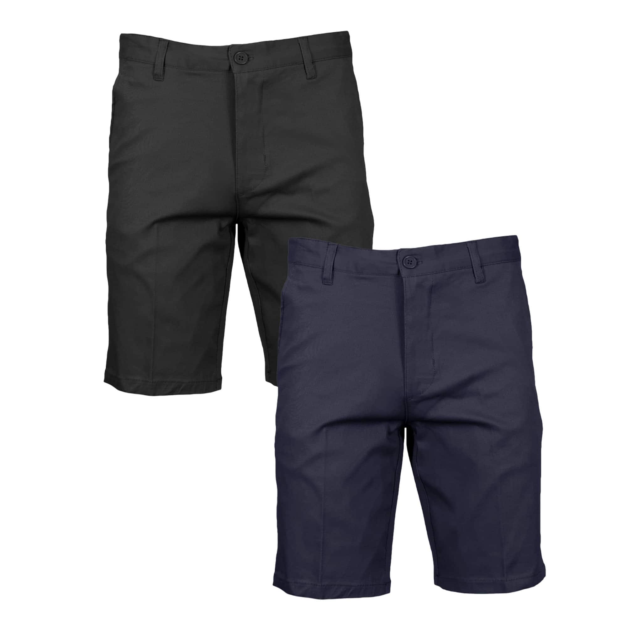 Galaxy by Harvic Men&#x27;s Slim Fit Cotton Flex Stretch Chino Shorts