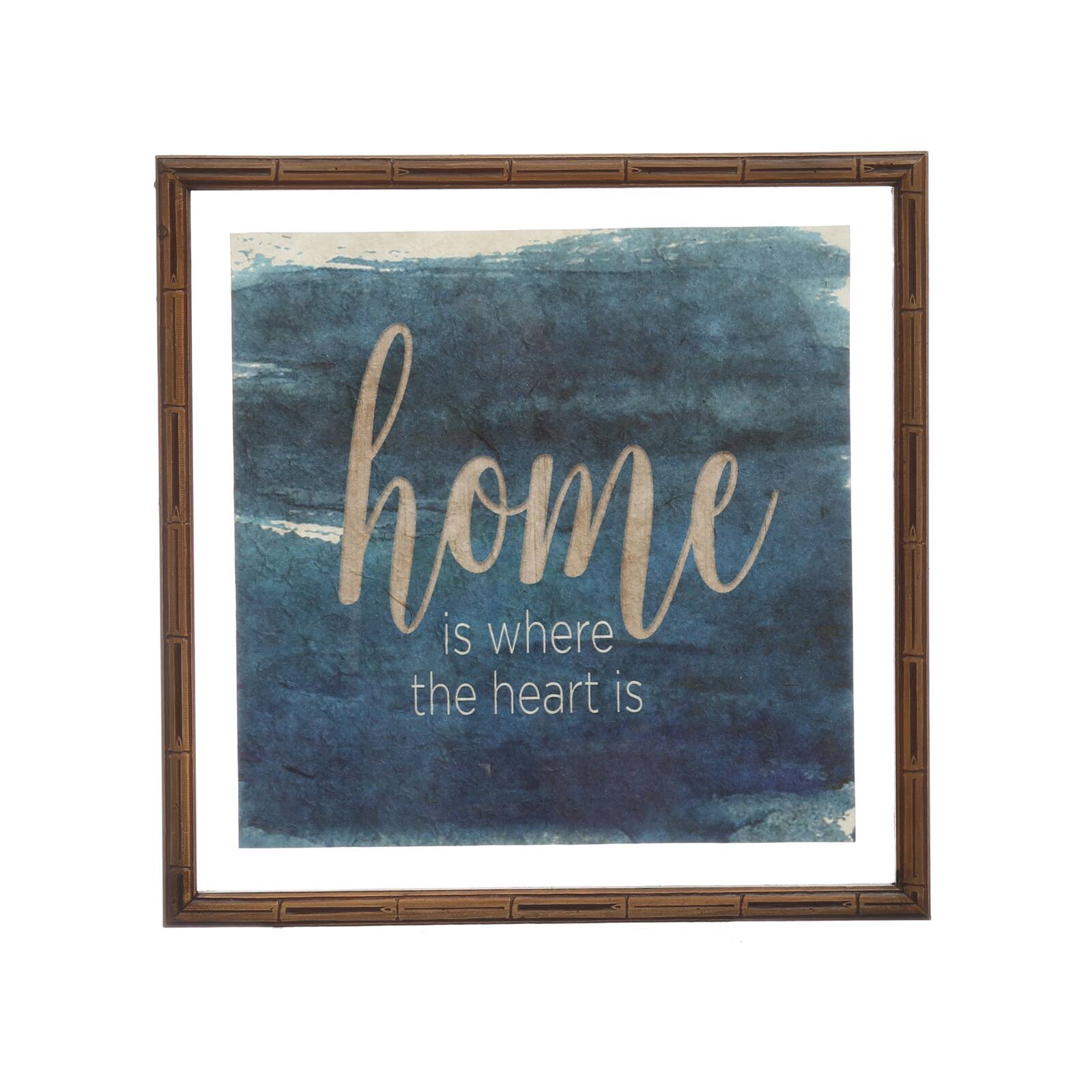 Home Is Where The Heart Is Wall Sign By Ashland Michaels