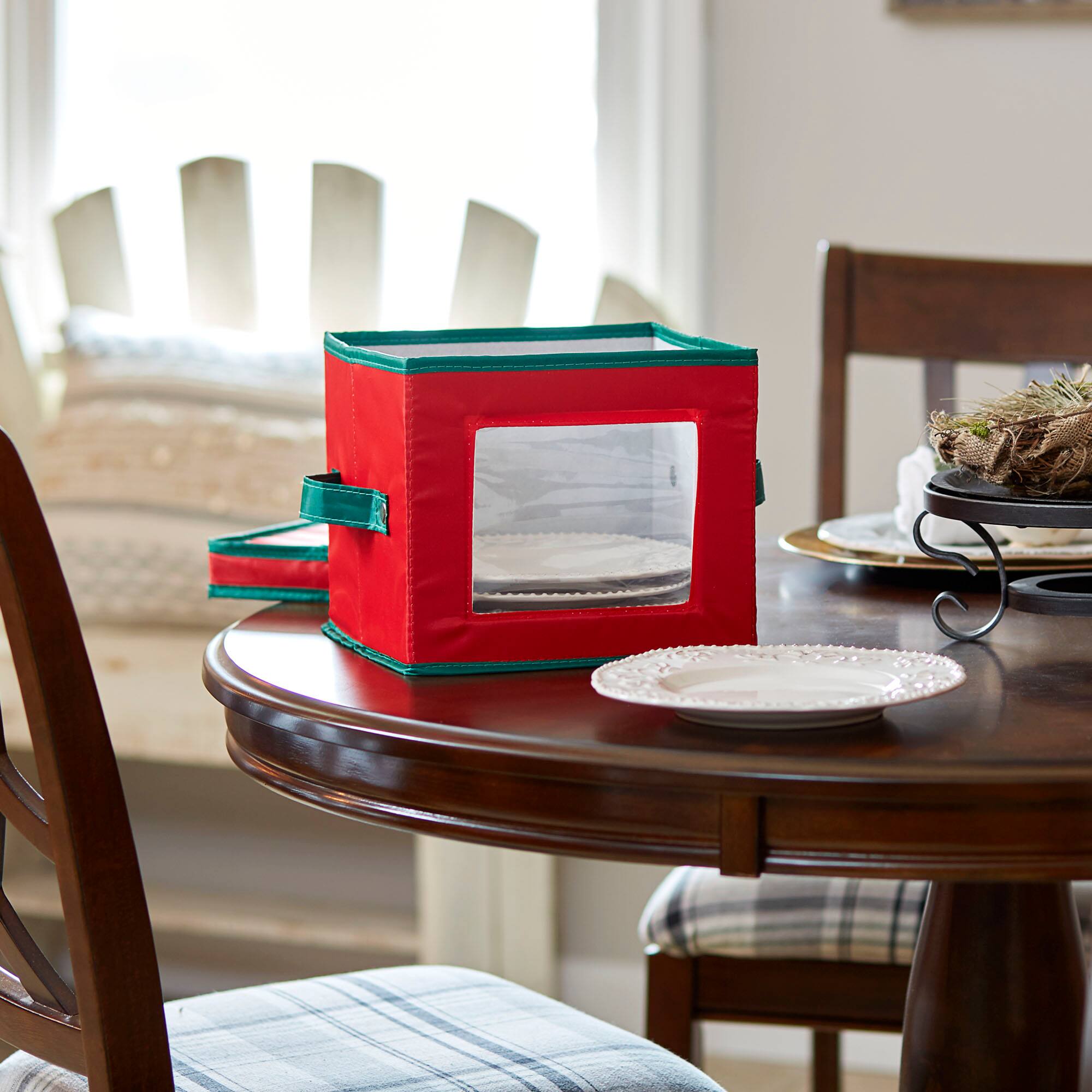 Household Essentials Plate Storage Box
