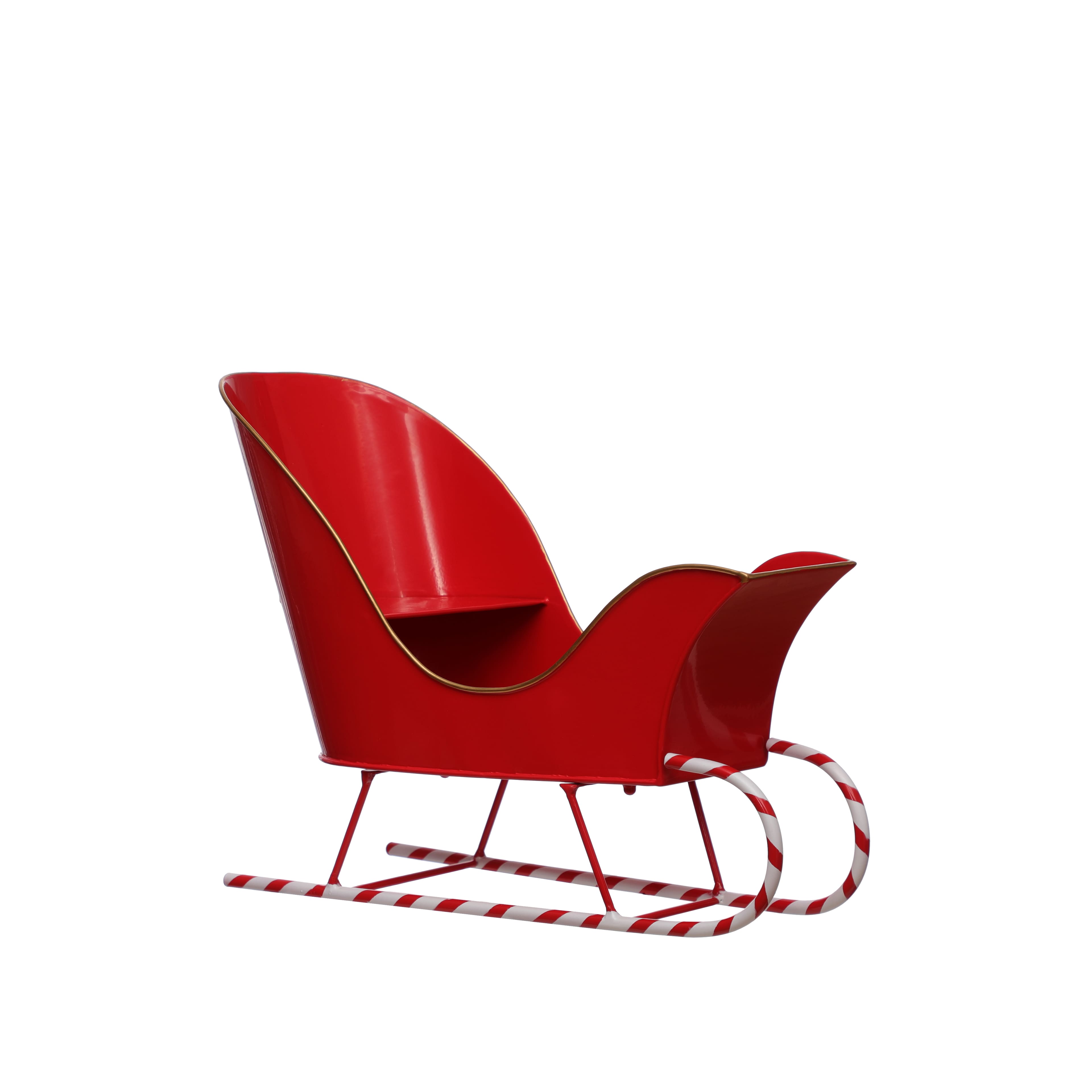 16&#x22; Red Peppermint Sled Tabletop Accent by Ashland&#xAE;