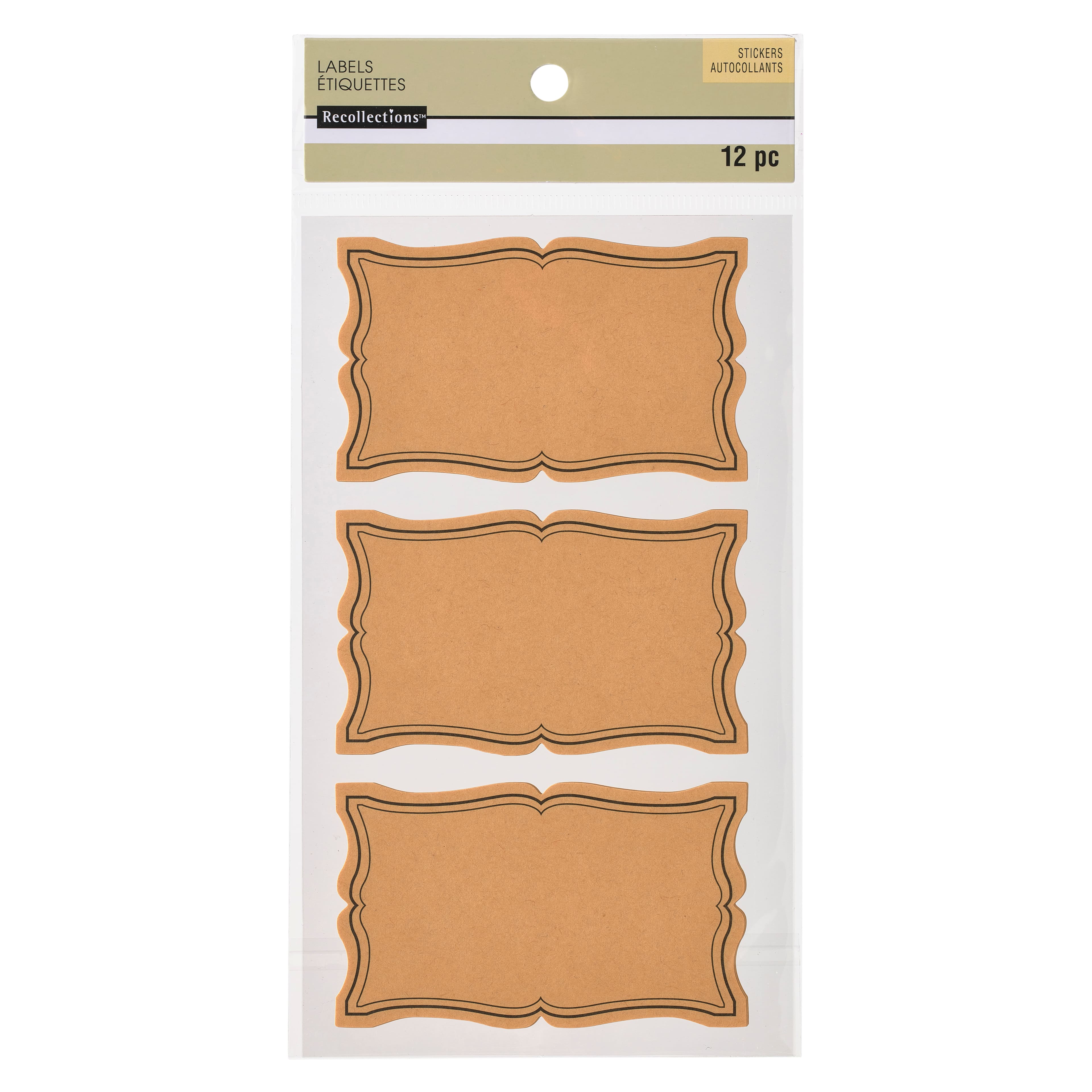 Rectangular Kraft Paper Labels by Recollections&#x2122;