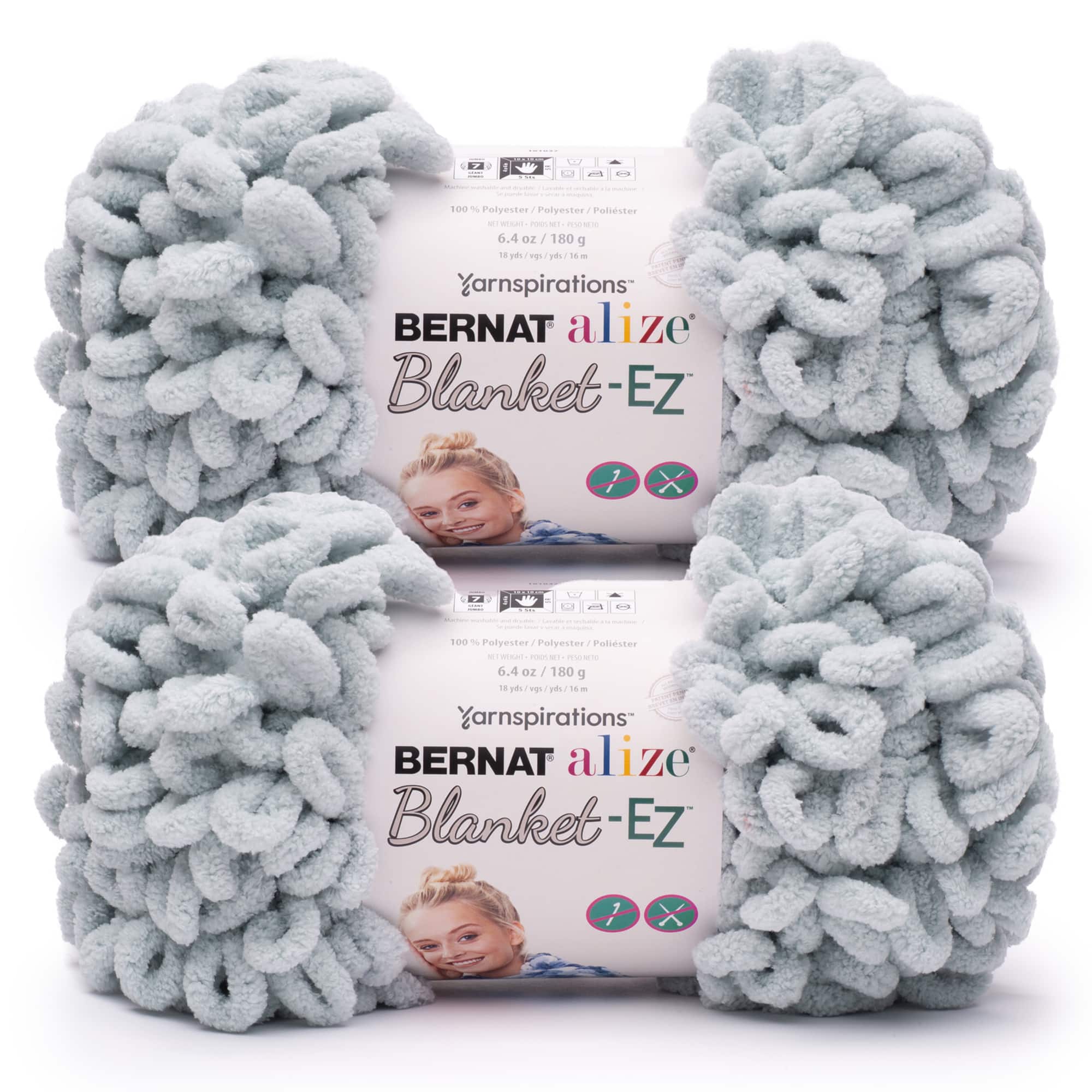 2 Pack Bernat® Alize® Blanket-EZ™ Yarn | Michaels