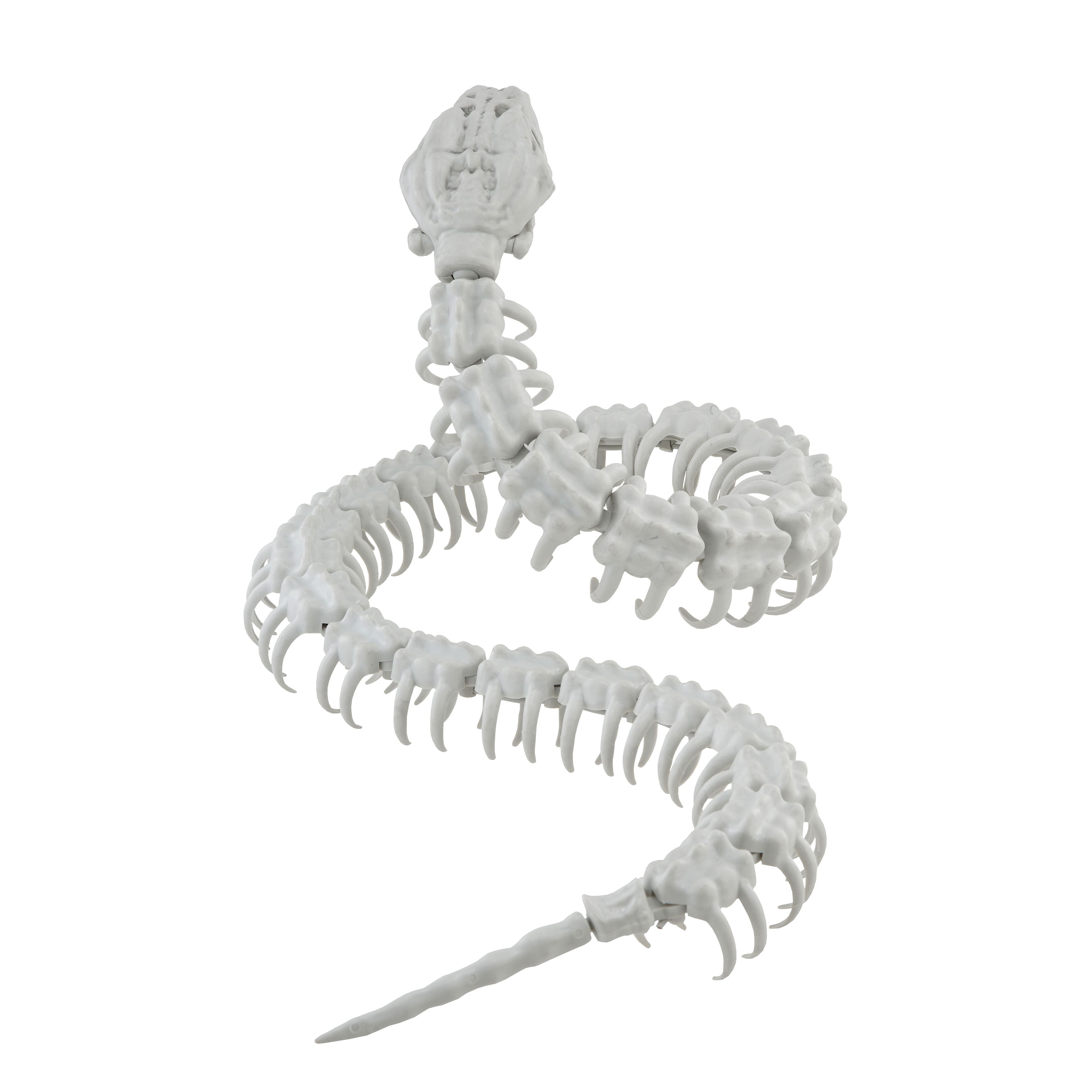 4.7ft. Sound Activated Snake Skeleton with Red Light-Up Eyes by Ashland&#xAE;