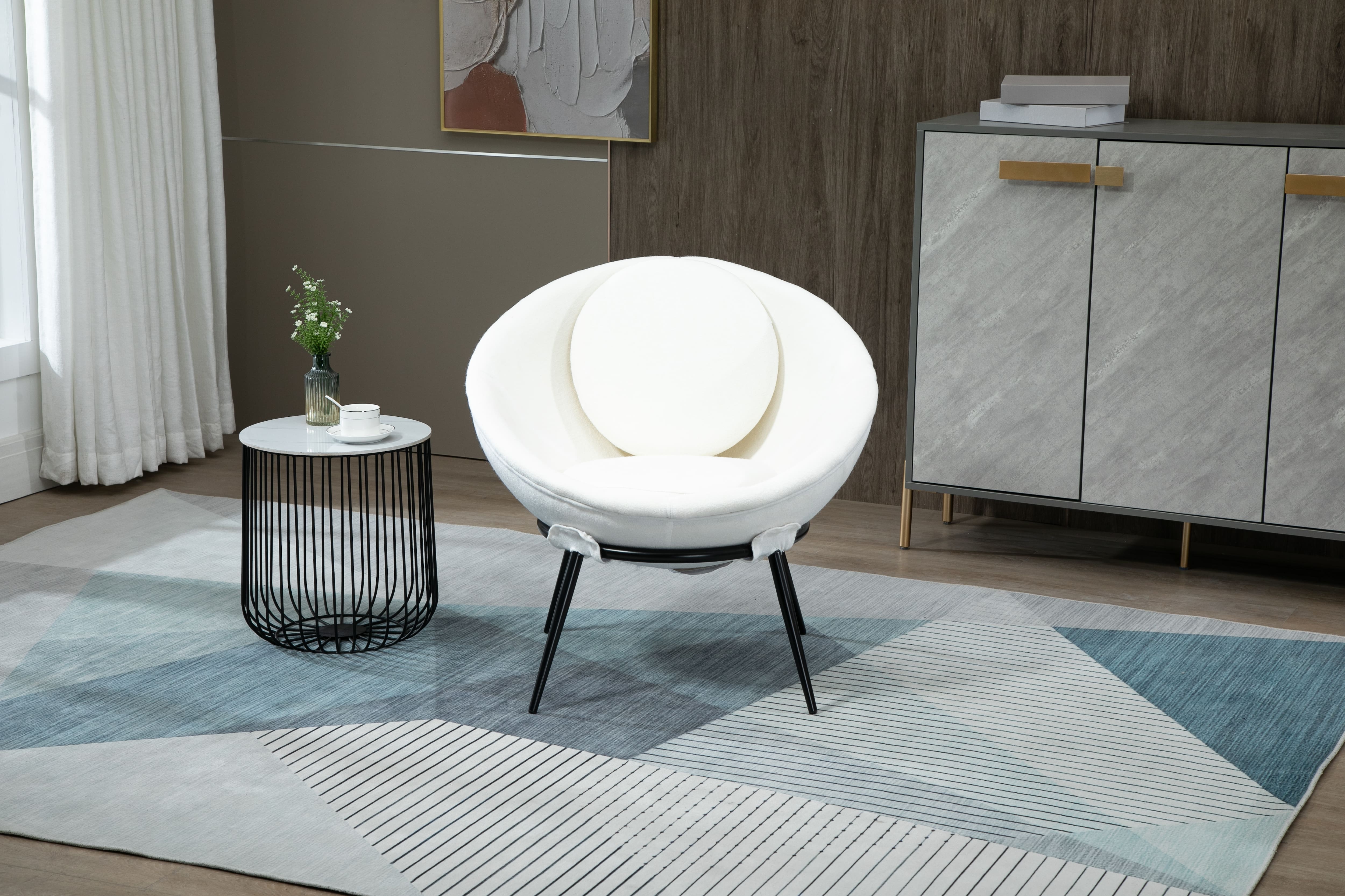 Hello Honey® Vintage Upholstered Cup Accent Chair