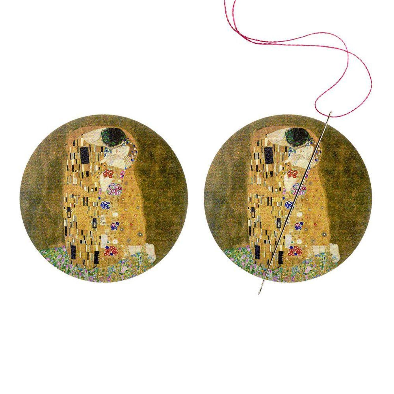 Wonderland Crafts Abstract Couple Magnetic Double Sided Needle Holder