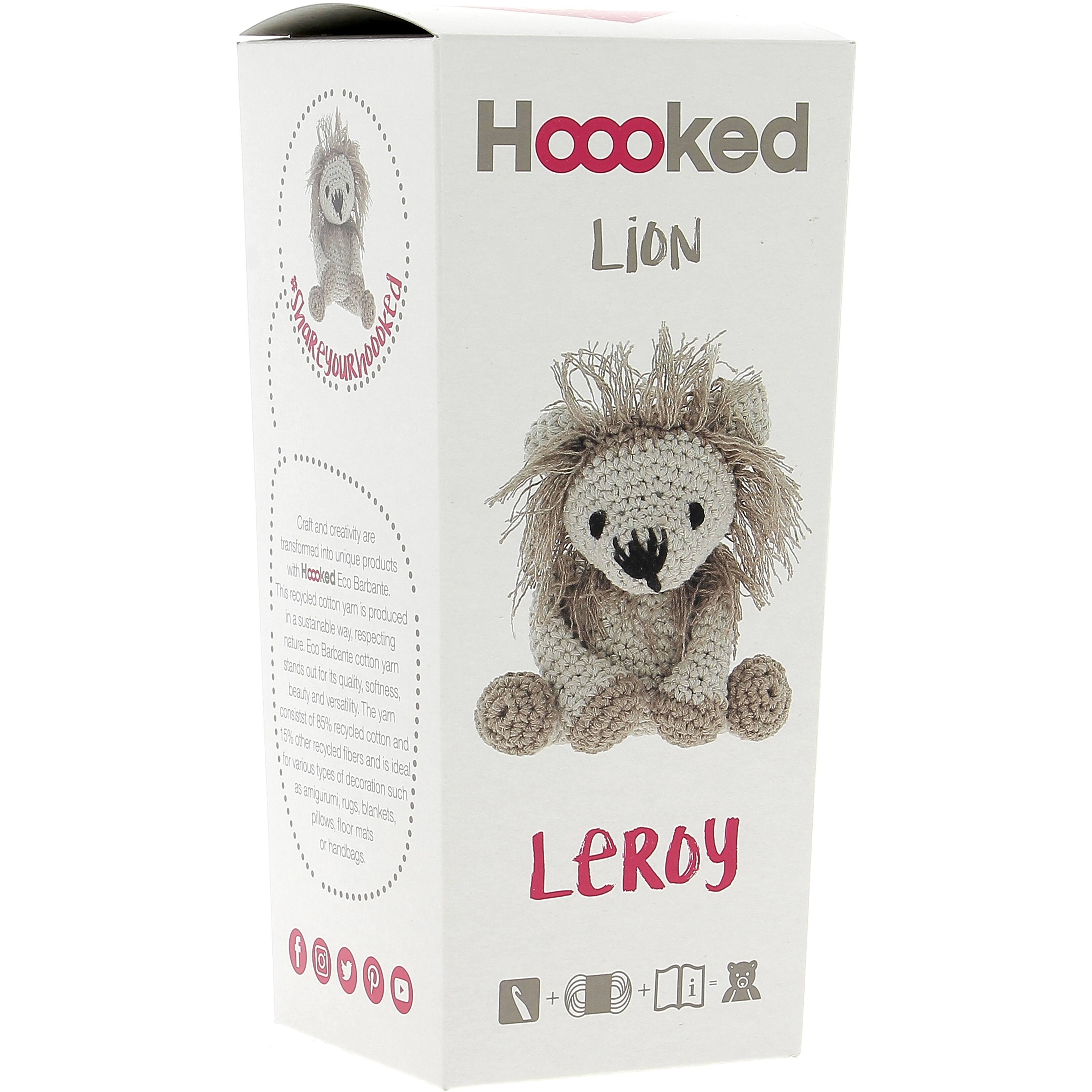 Hoooked Leroy the Lion DIY Crochet Kit